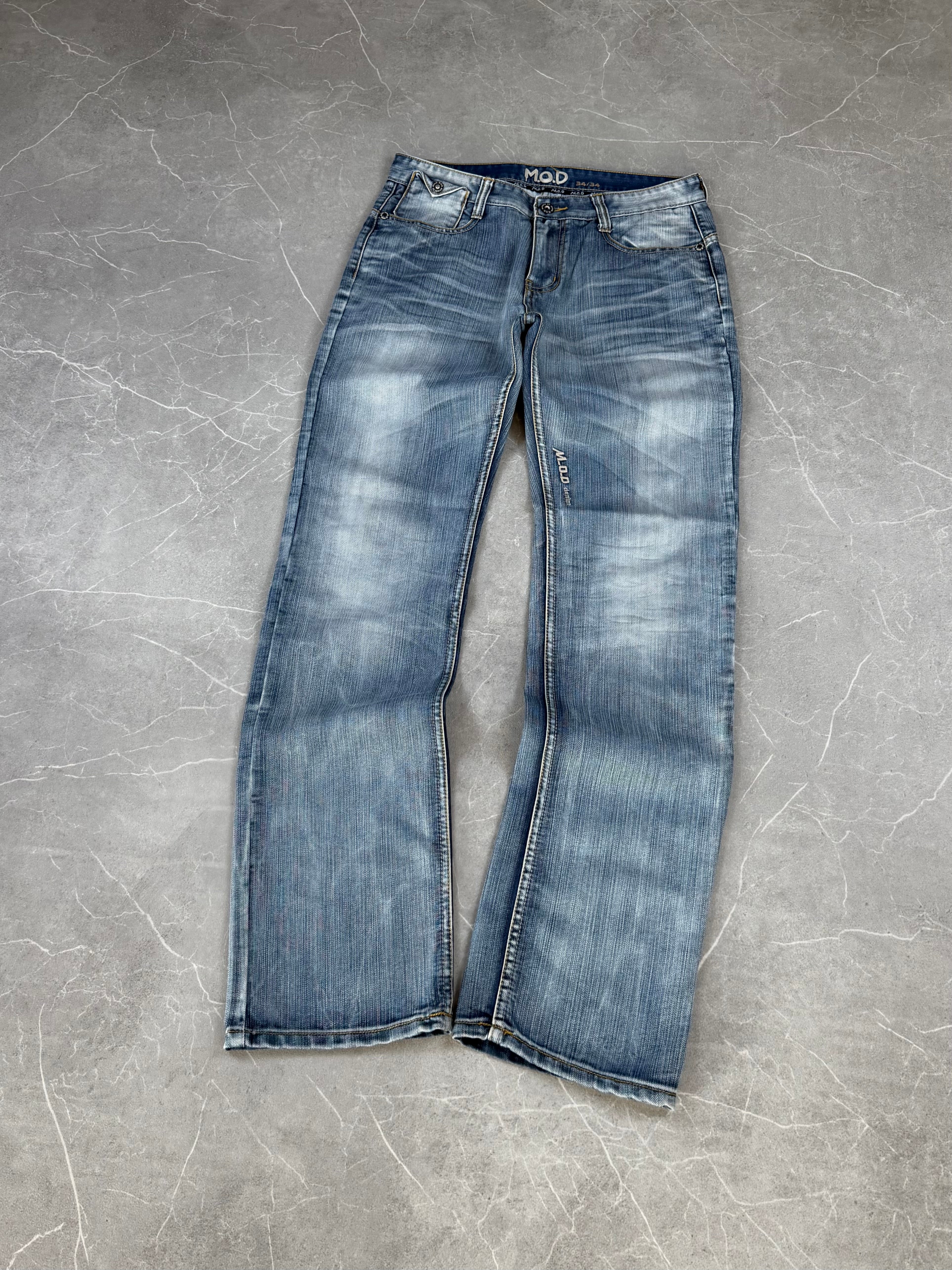 Vintage washed Straight Jeans (M)