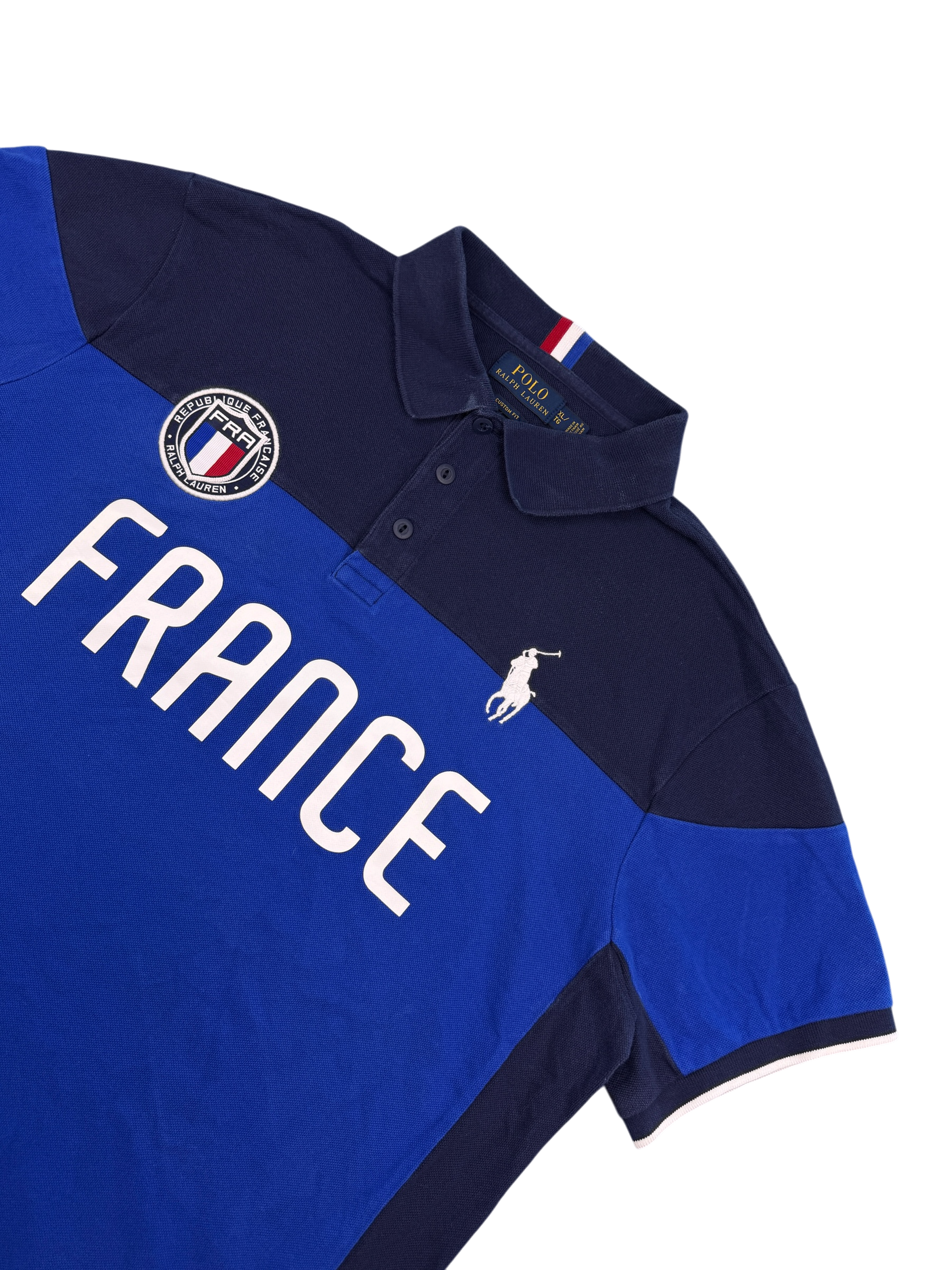 Ralph Lauren mid Pony FRANCE Poloshirt (XL)