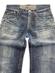Washed Vintage Straightfit Jeans (S)