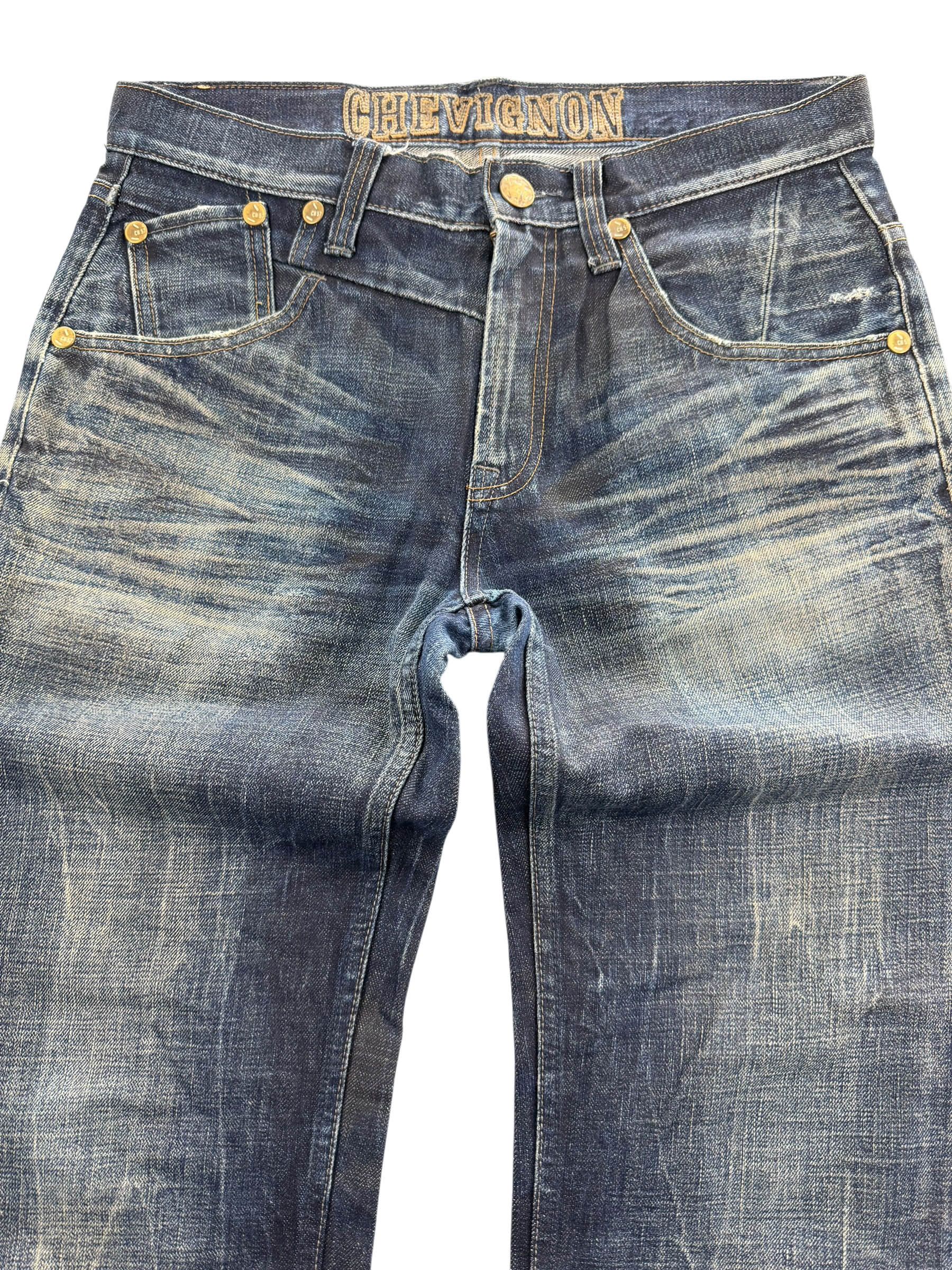 Washed Vintage Straightfit Jeans (S)