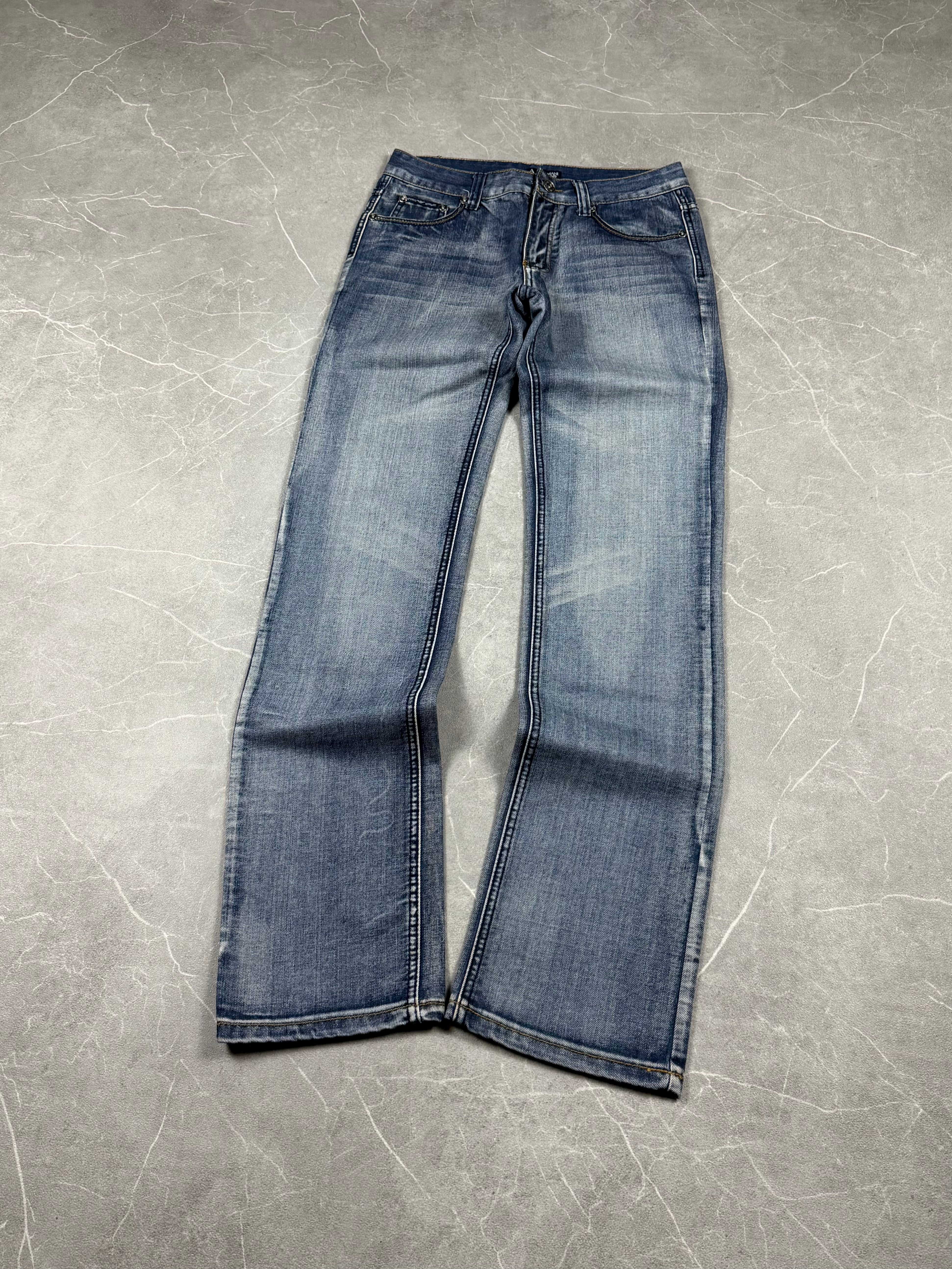 Armani Big Logo washed Slim/Straight Jeans (S)