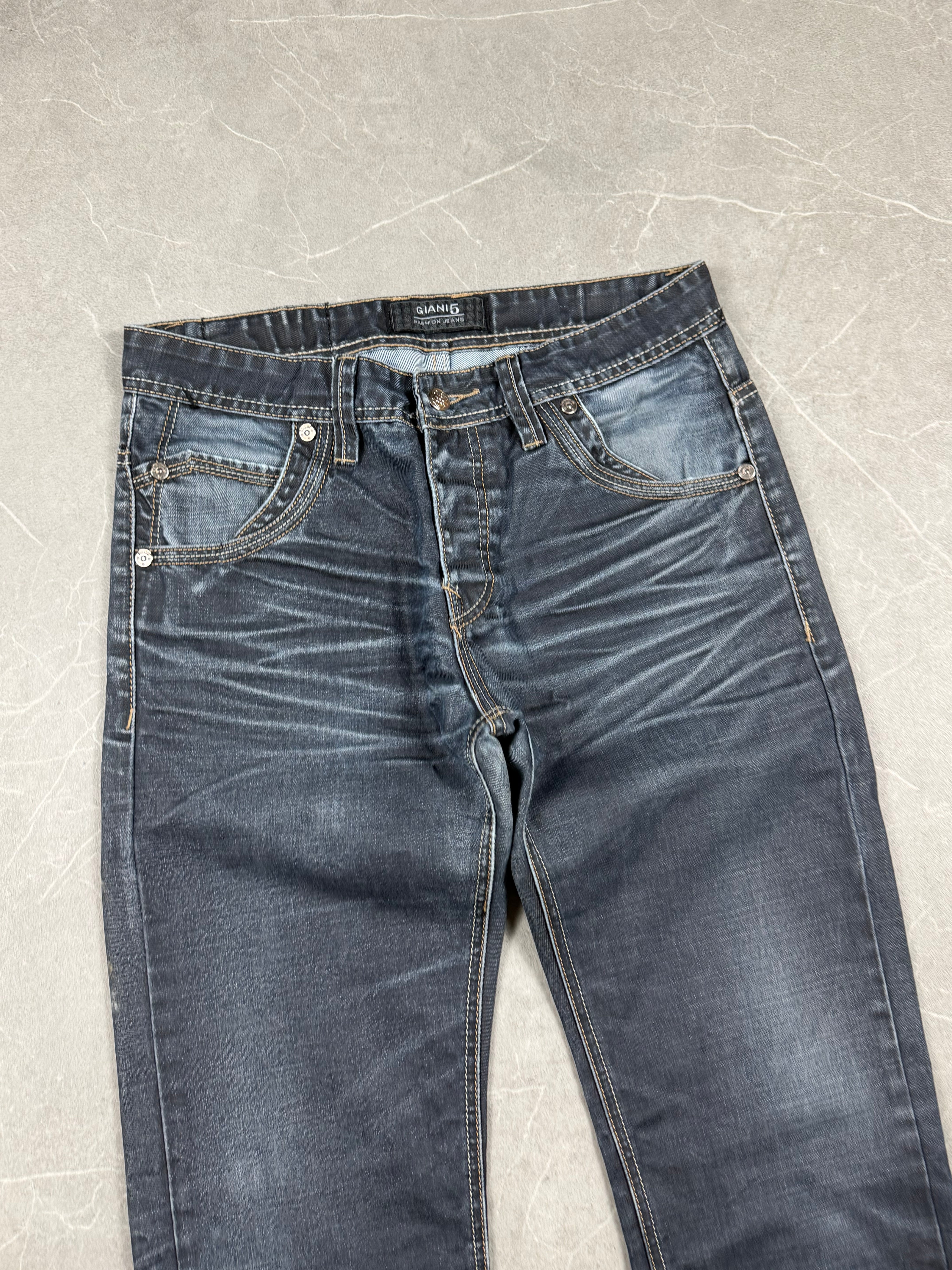 Vintage Washed Slim Jeans (S)