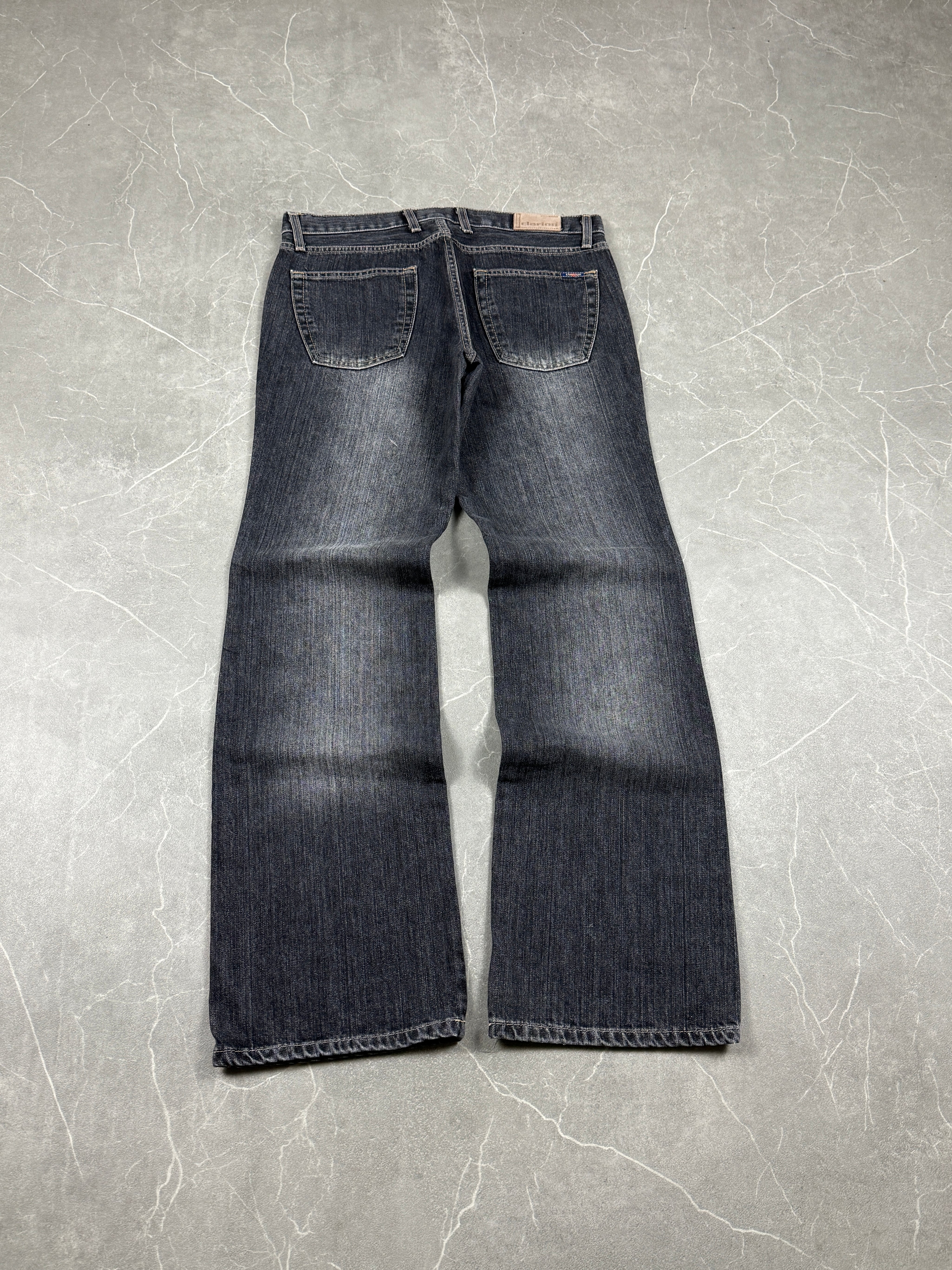 Vintage washed bootcut jeans (M)