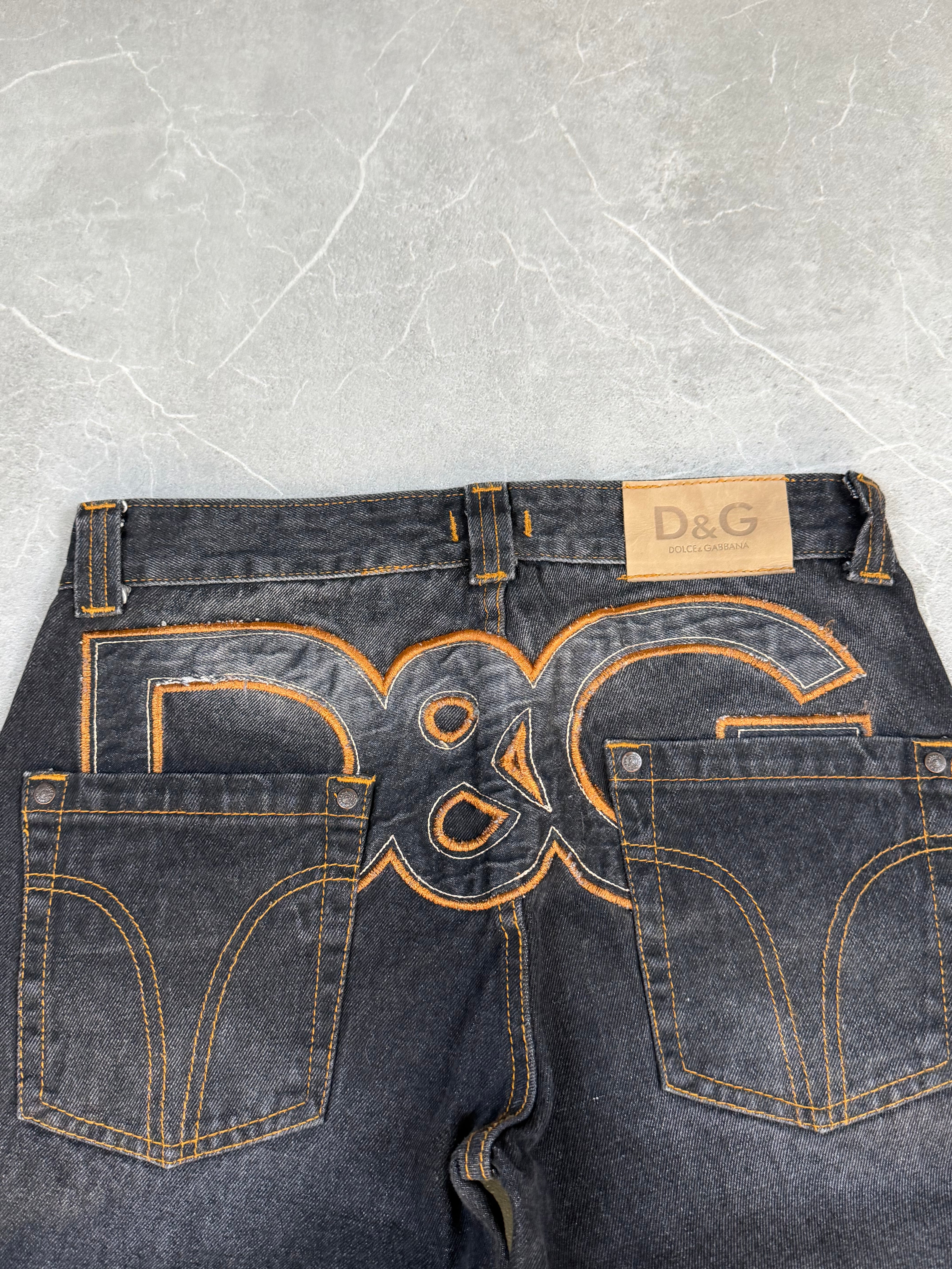 Dolce Gabbana Big Logo Jeans (S)