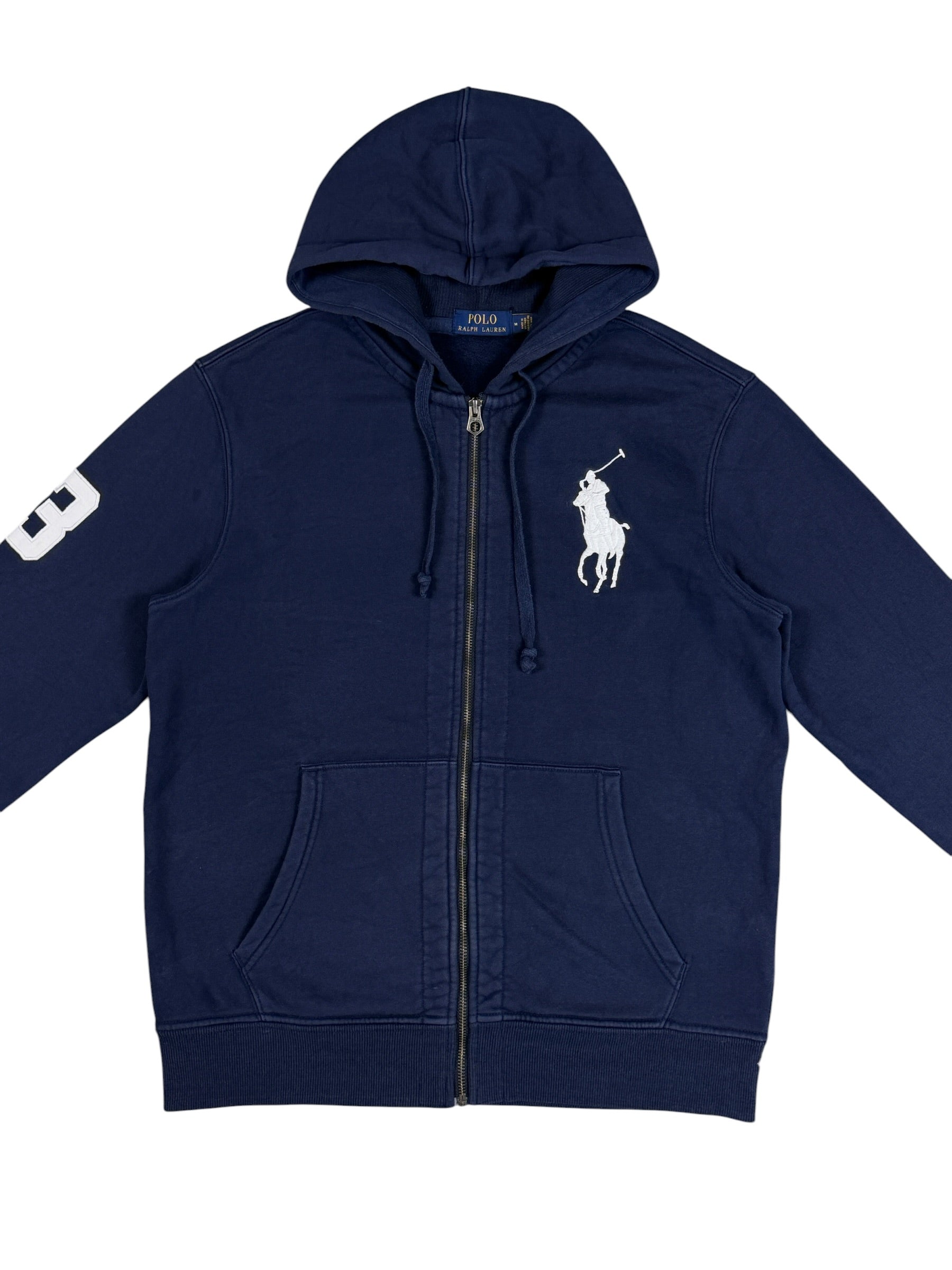 Ralph Lauren Big Pony Zip Hoodie (M)