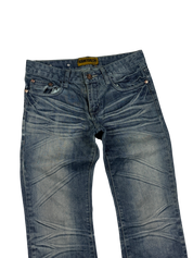 Crazy washed Straight Jeans (XS)