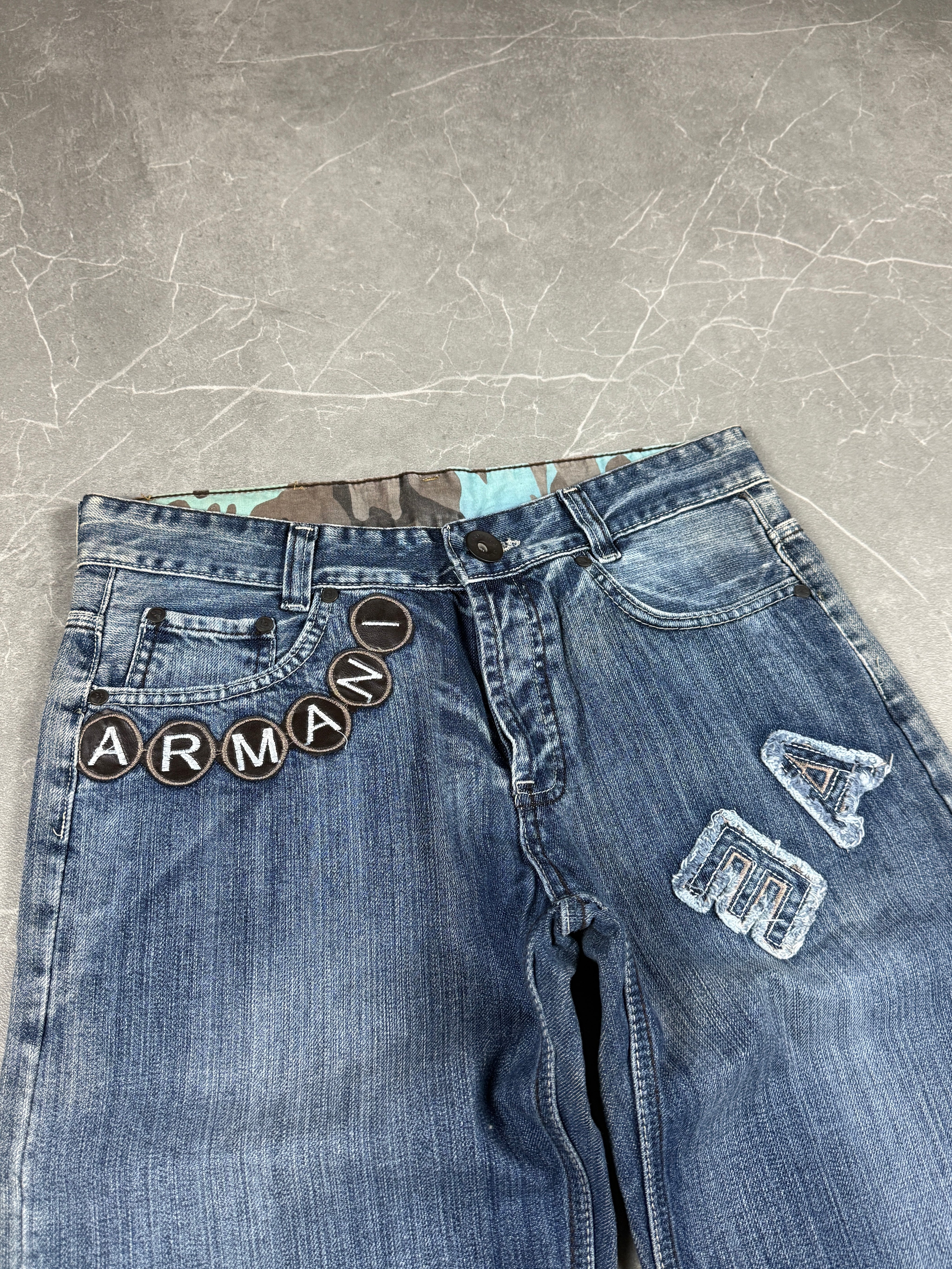 Armani Washed Jeans (M-L)