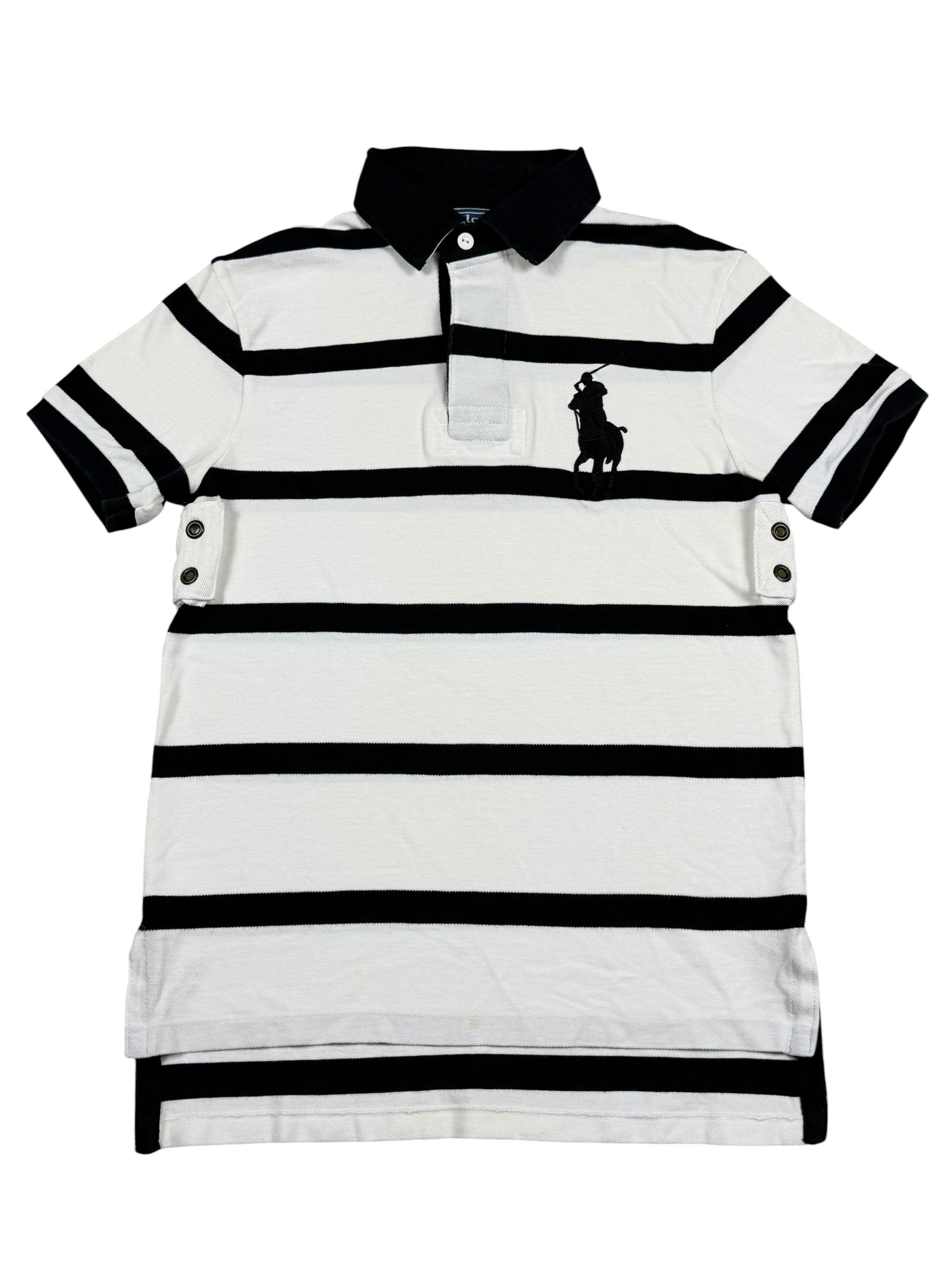 Ralph Lauren Striped Big Pony Poloshirt (S)