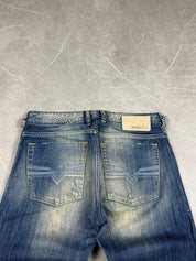 Diesel Sand Washed Bootcut Jeans (S)