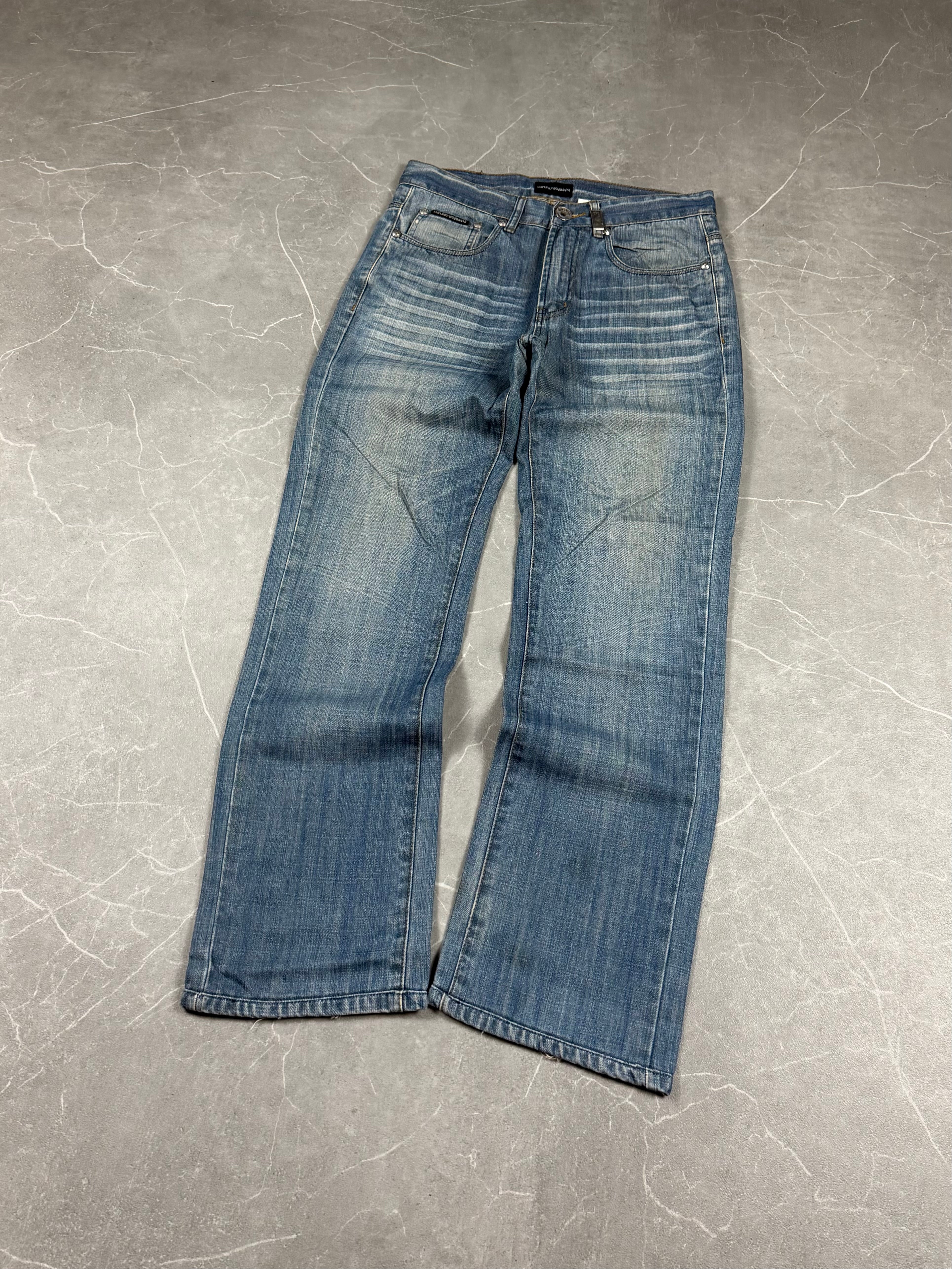 Armani washed Straight Jeans (S)