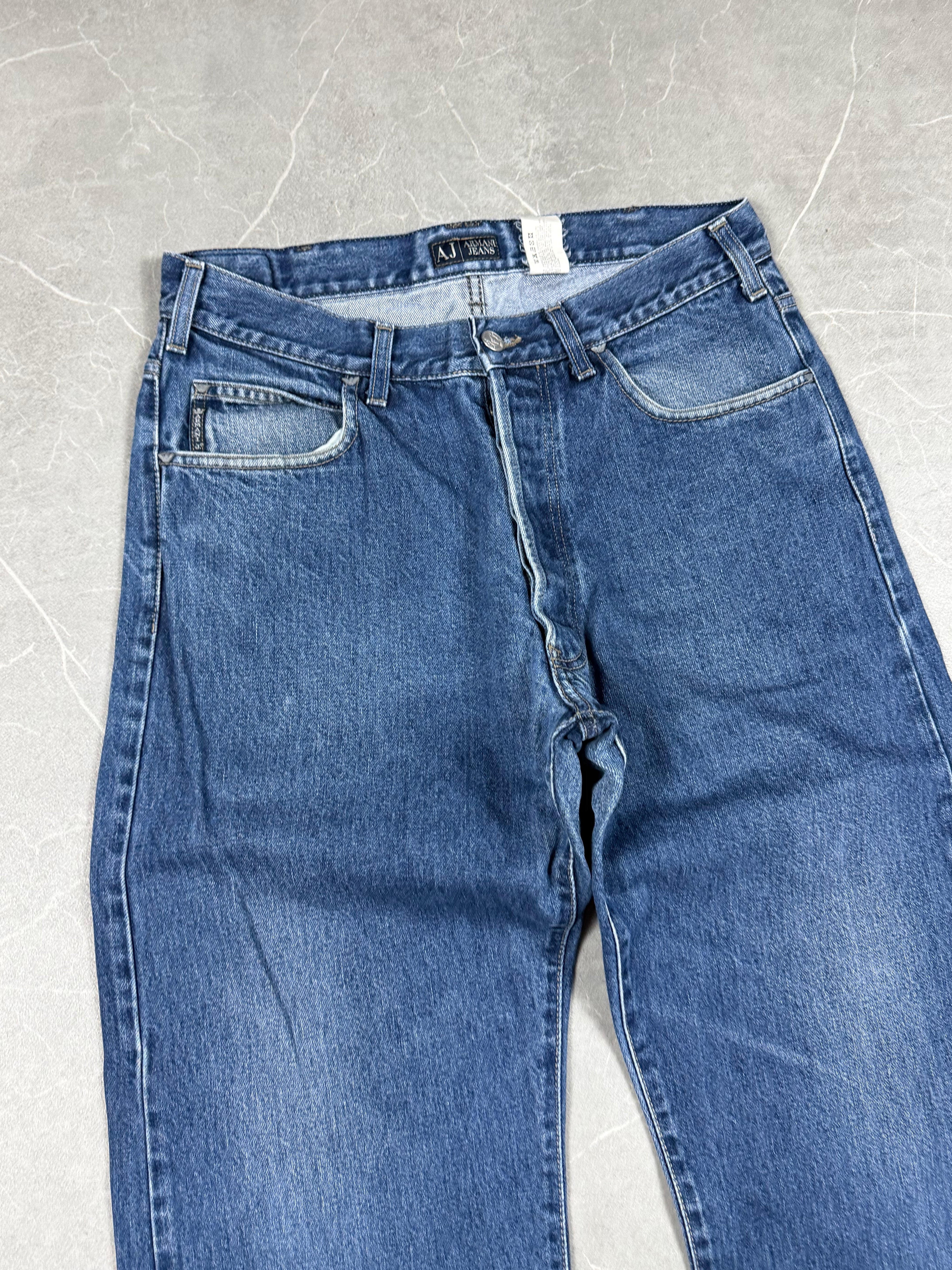 Armani Vintage Straight Jeans (M-L)