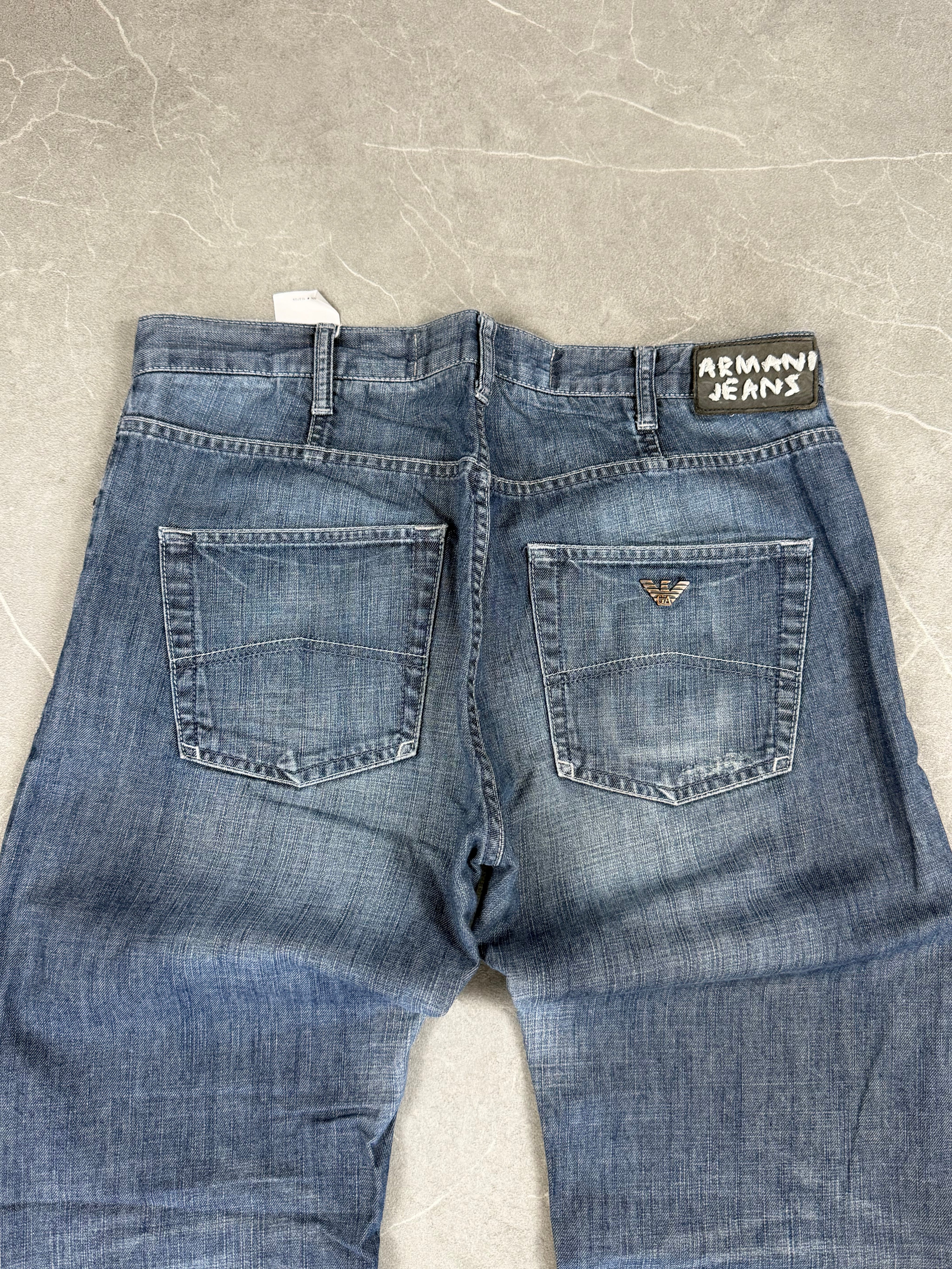 Armani washed Straight-Fit Jeans (S)