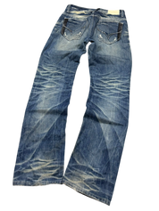 Ultra Washed Straight-Fit Jeans (S-M)