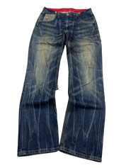 Crazy Washed Straight/Bootleg Jeans (M)