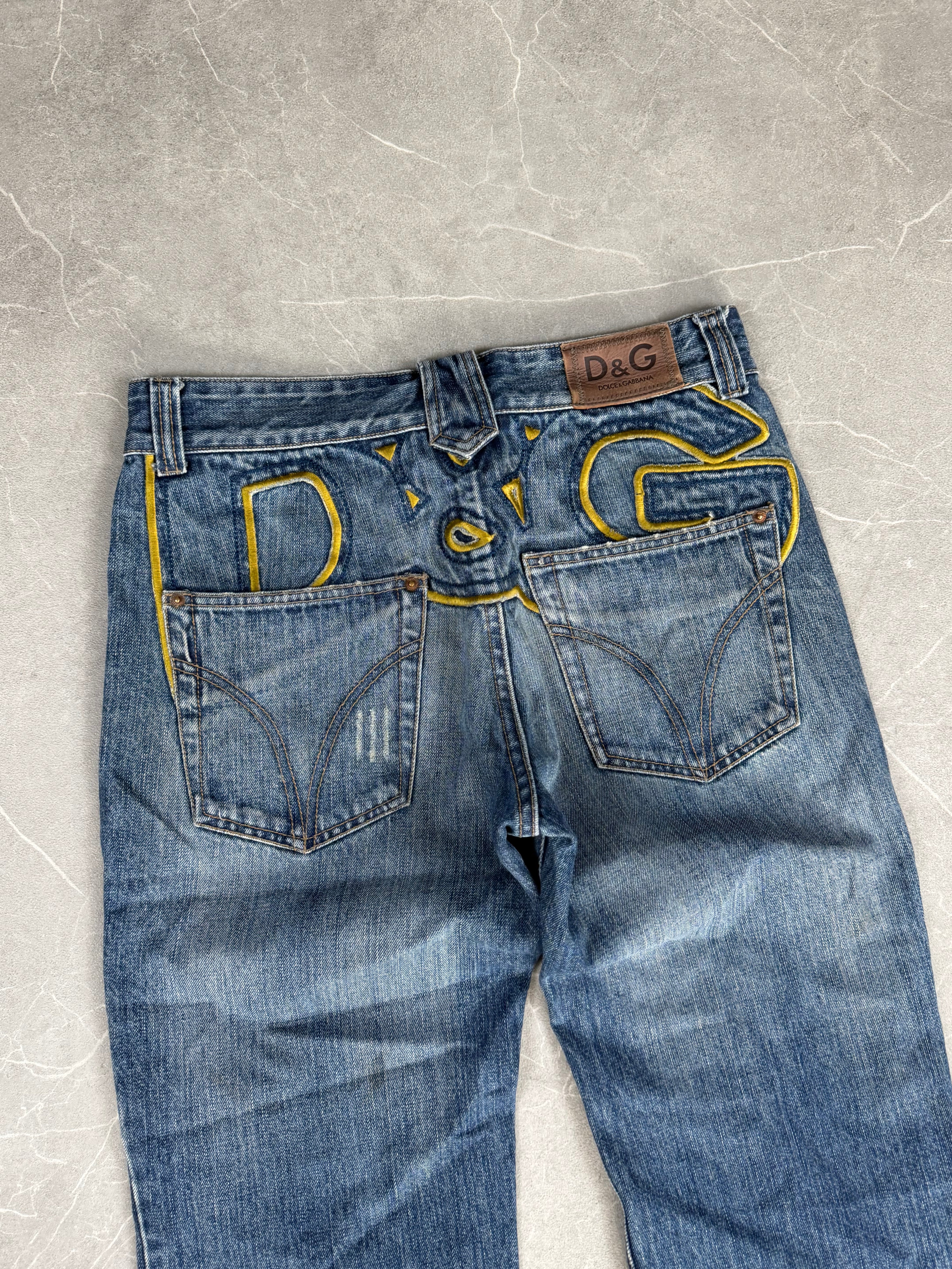 Dolce Gabbana vintage Big Logo Jeans „D&G“ (M)