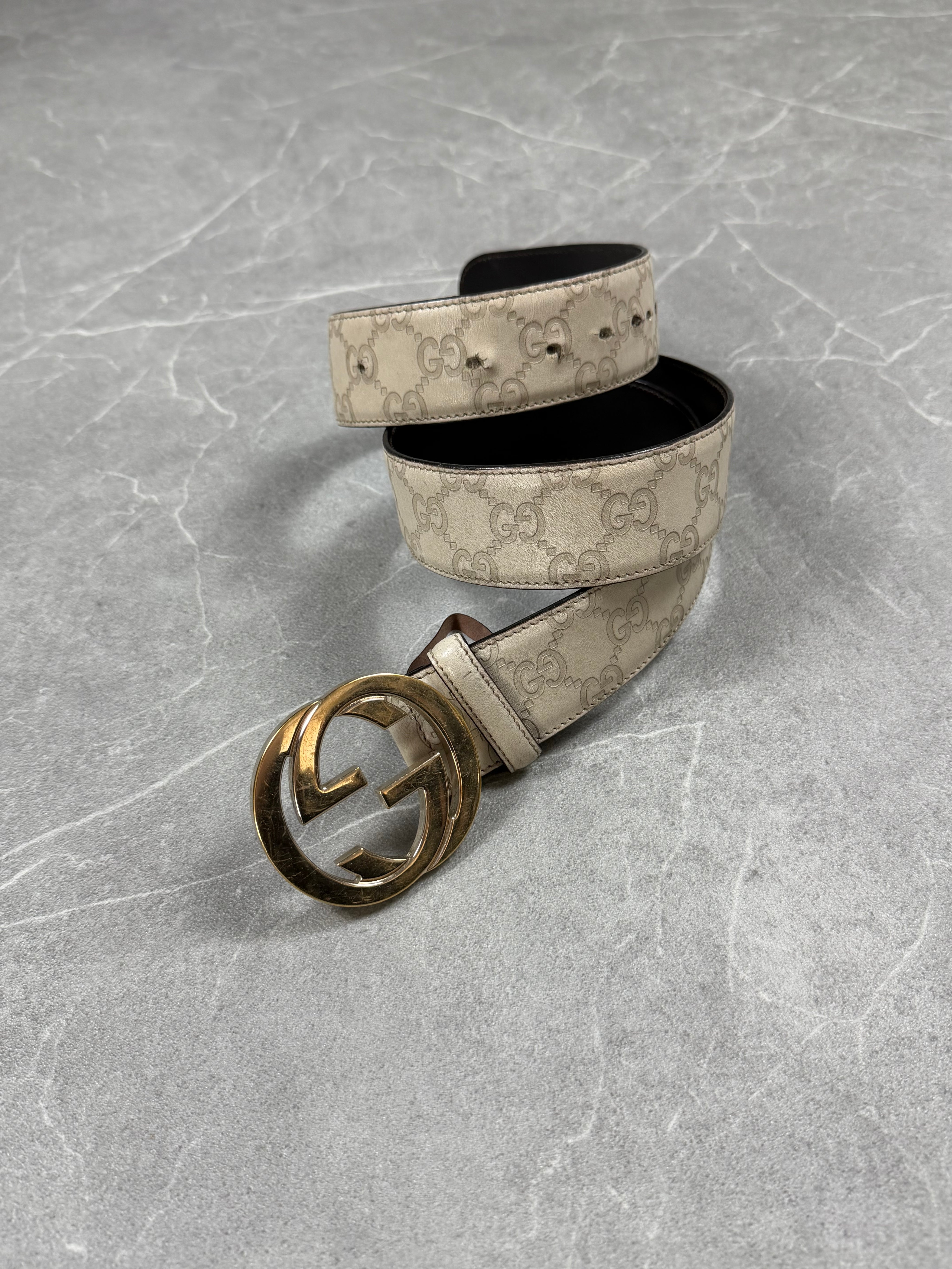 Gucci GG Monogramm Belt (105cm)