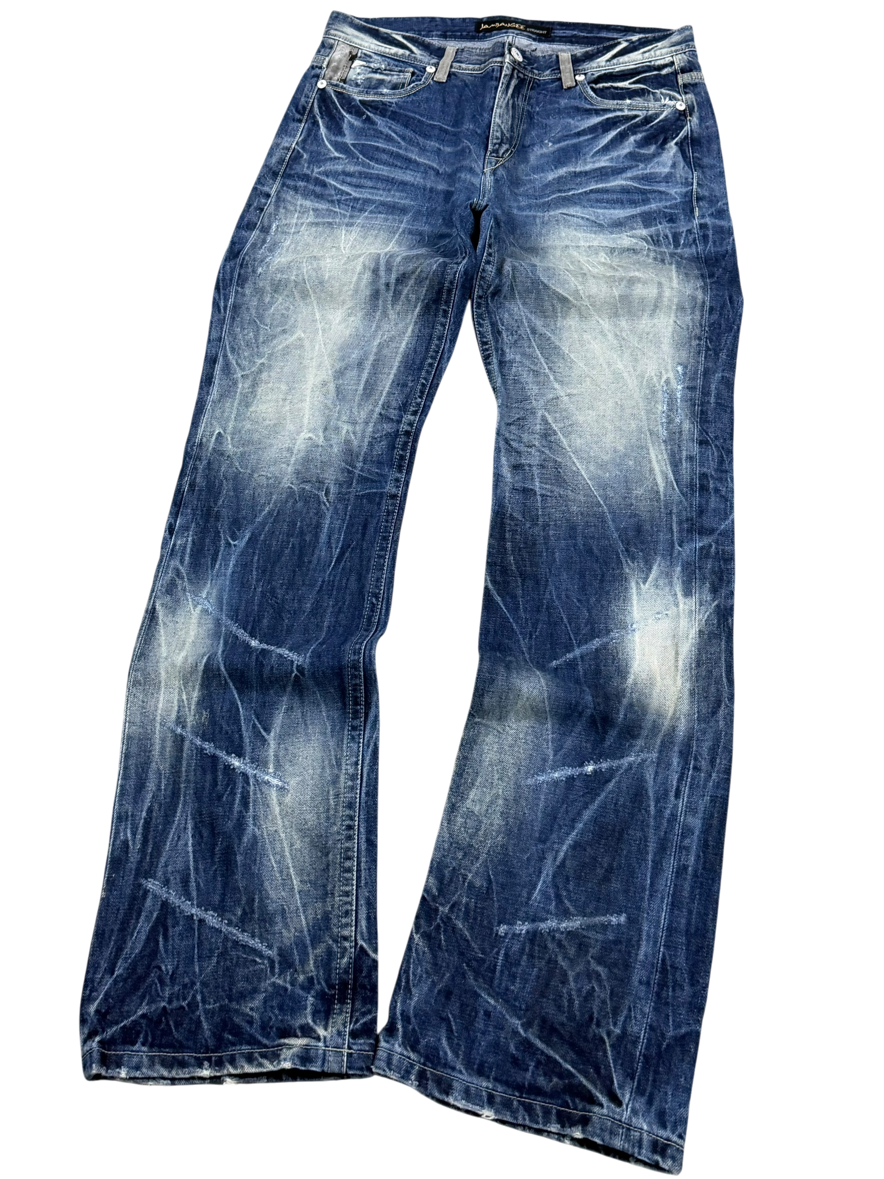 Ultra Washed Bootcut Jeans (XL)