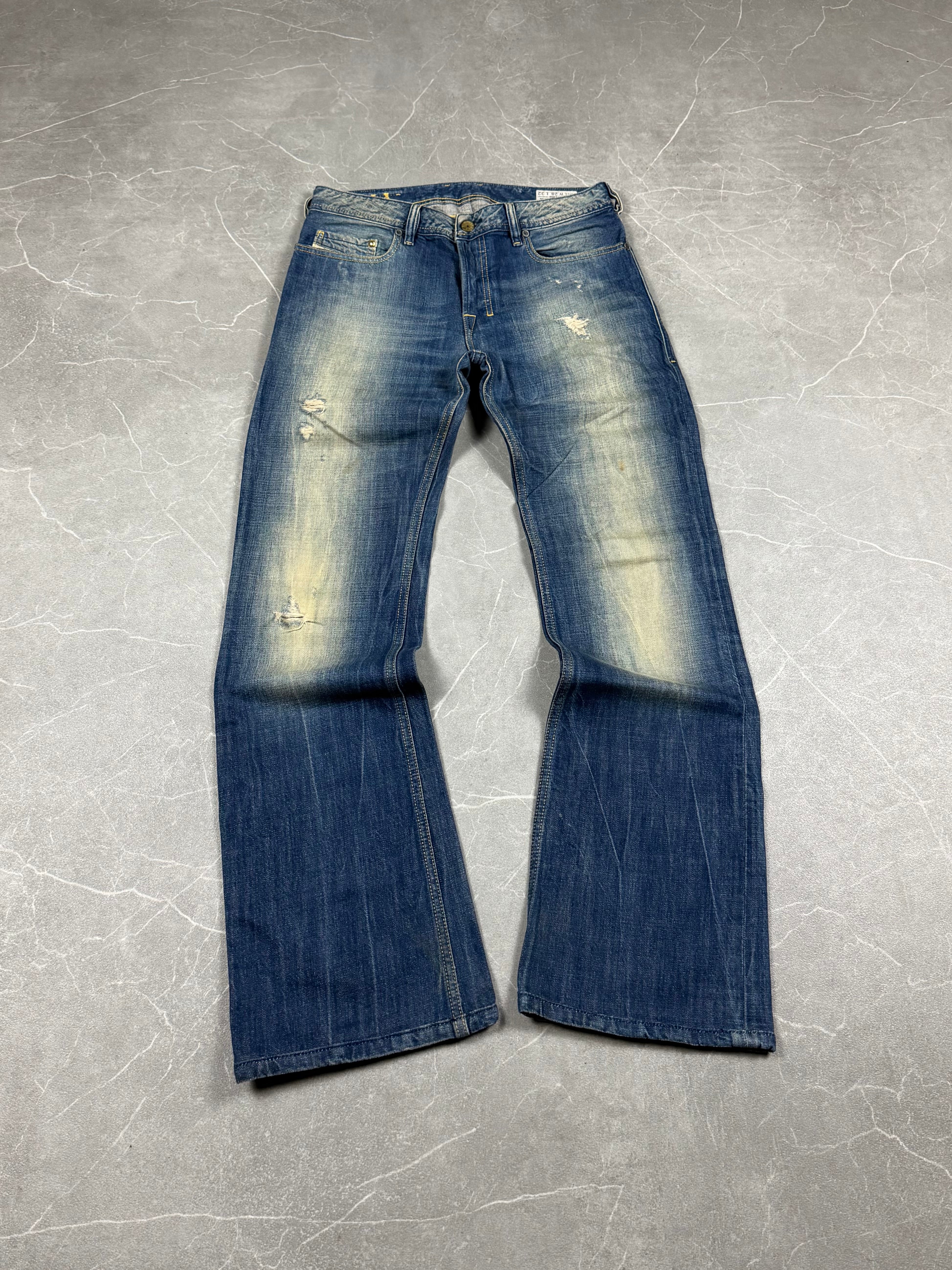 Diesel Sand Washed Bootcut Jeans (S)