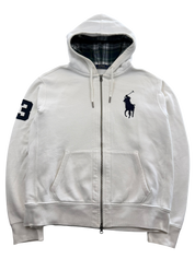 Ralph Lauren checked Hood Zip Hoodie (M)