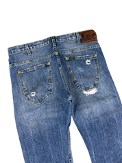 Vintage washed Straight Jeans (L)