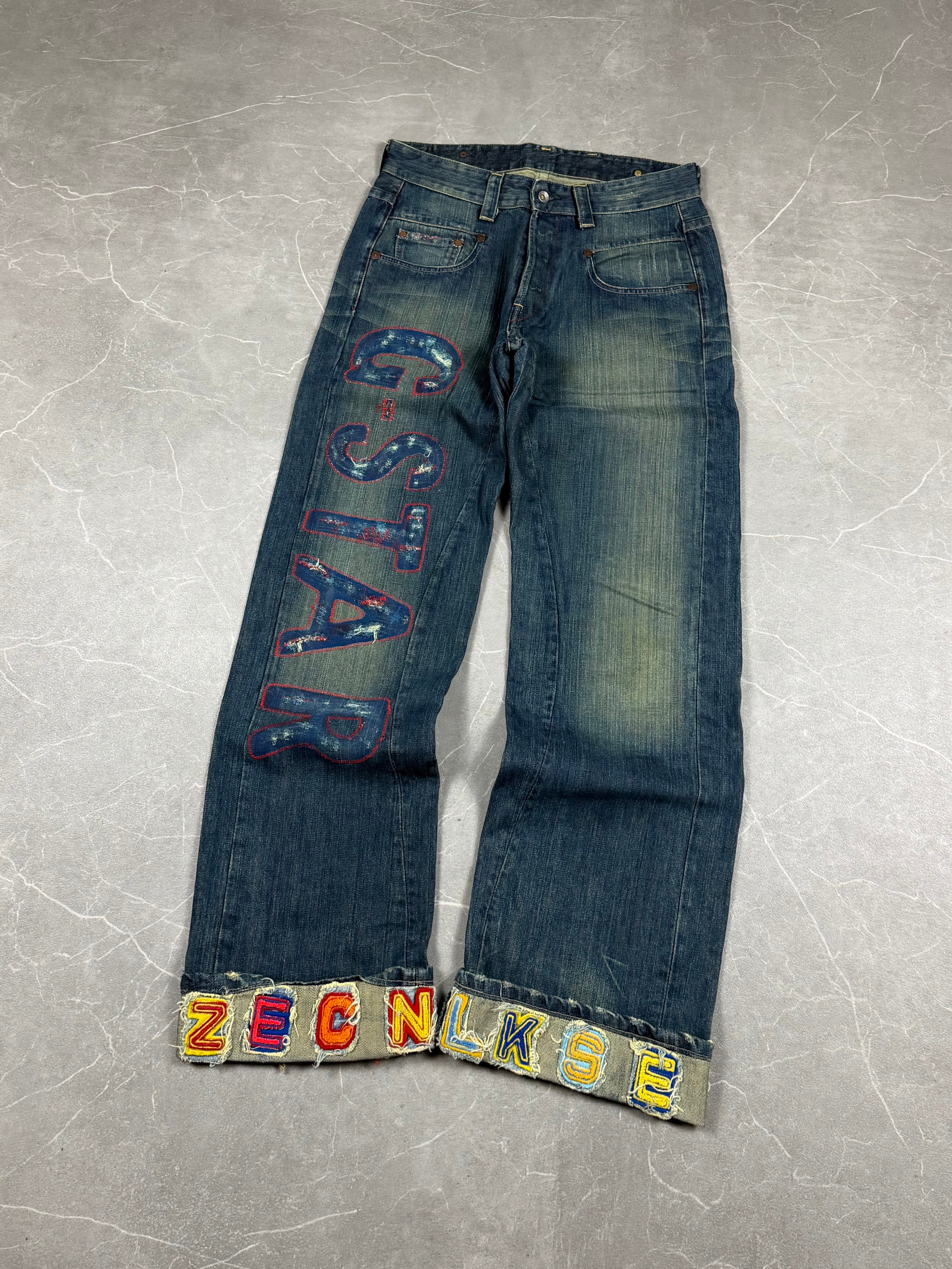 Vintage Gstar special Big Logo Bootcut Jeans (L)