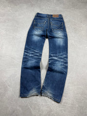 Vintage washed slim/straight jeans (XS-S)