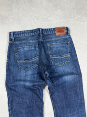 Vintage Washed Straight Jeans (XL)