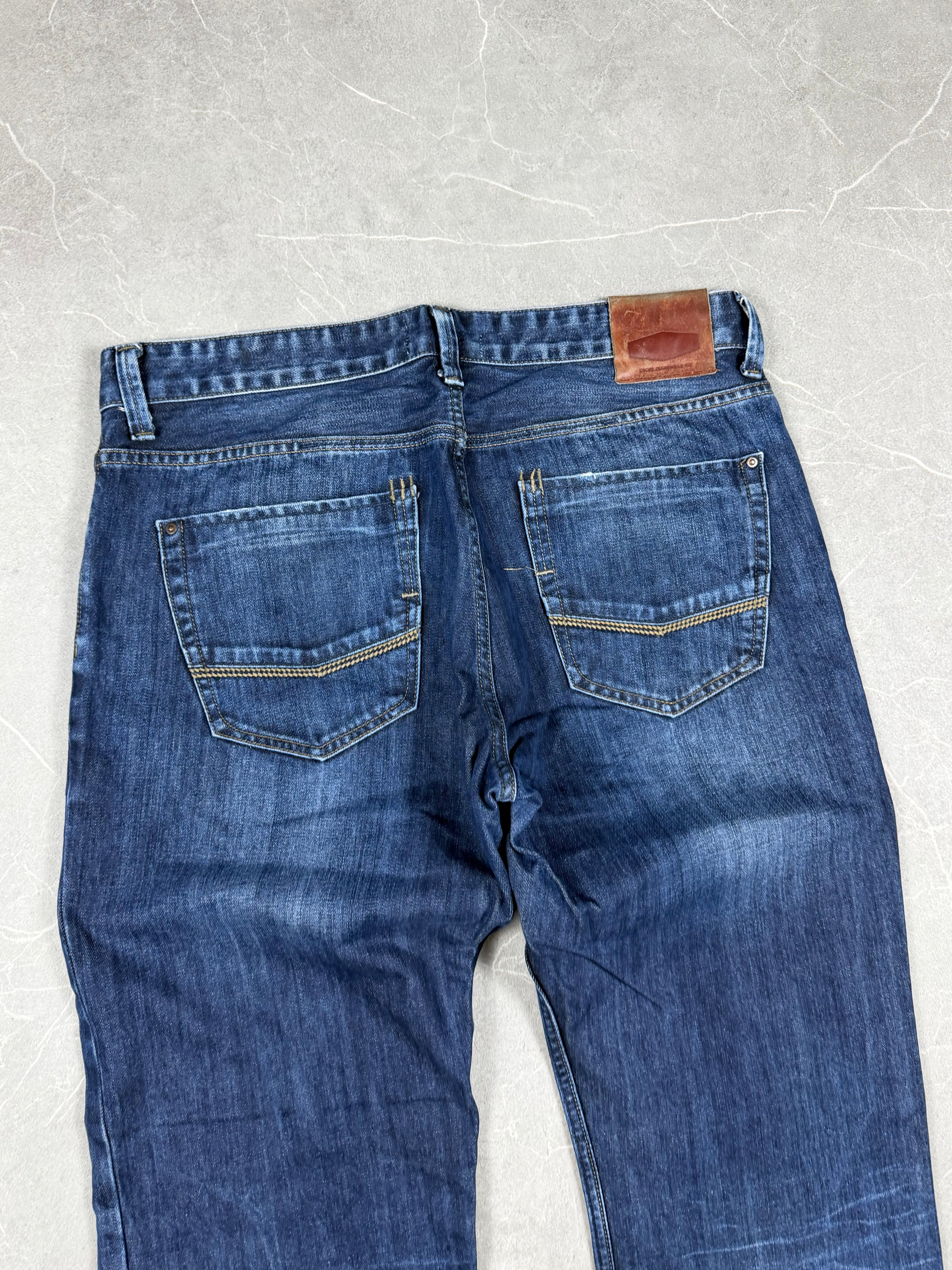 Vintage Washed Straight Jeans (XL)