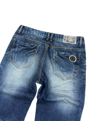 Washed Straightfit Jeans (S)