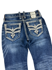 Rock Revival Washed Bootcut Jeans (S-M)