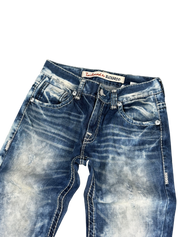 Washed Flared/Bootcut Jeans (S)