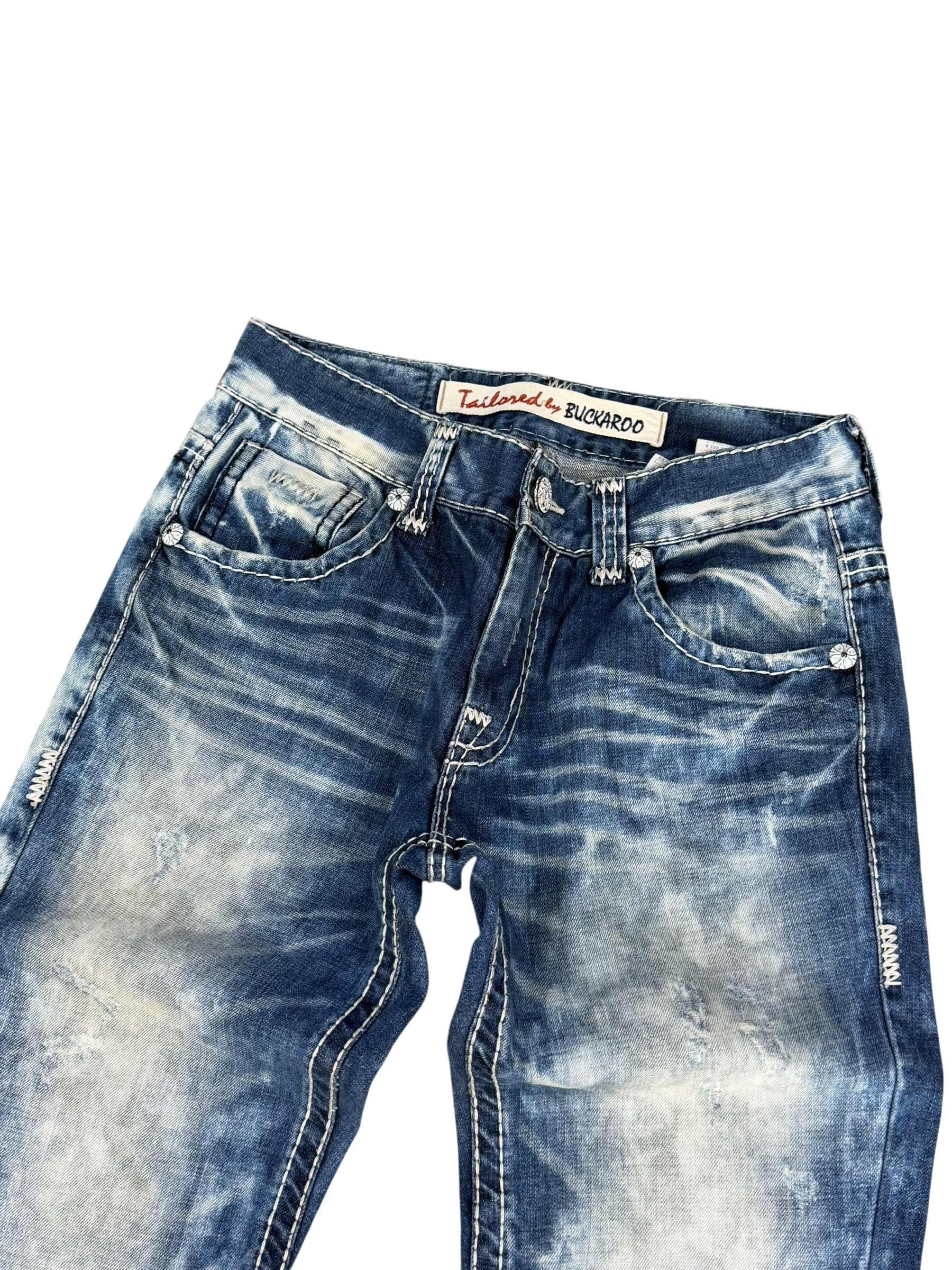 Washed Flared/Bootcut Jeans (S)