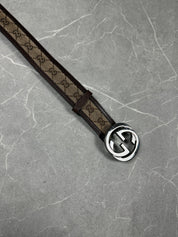 Gucci GG Monogramm Belt (90cm)