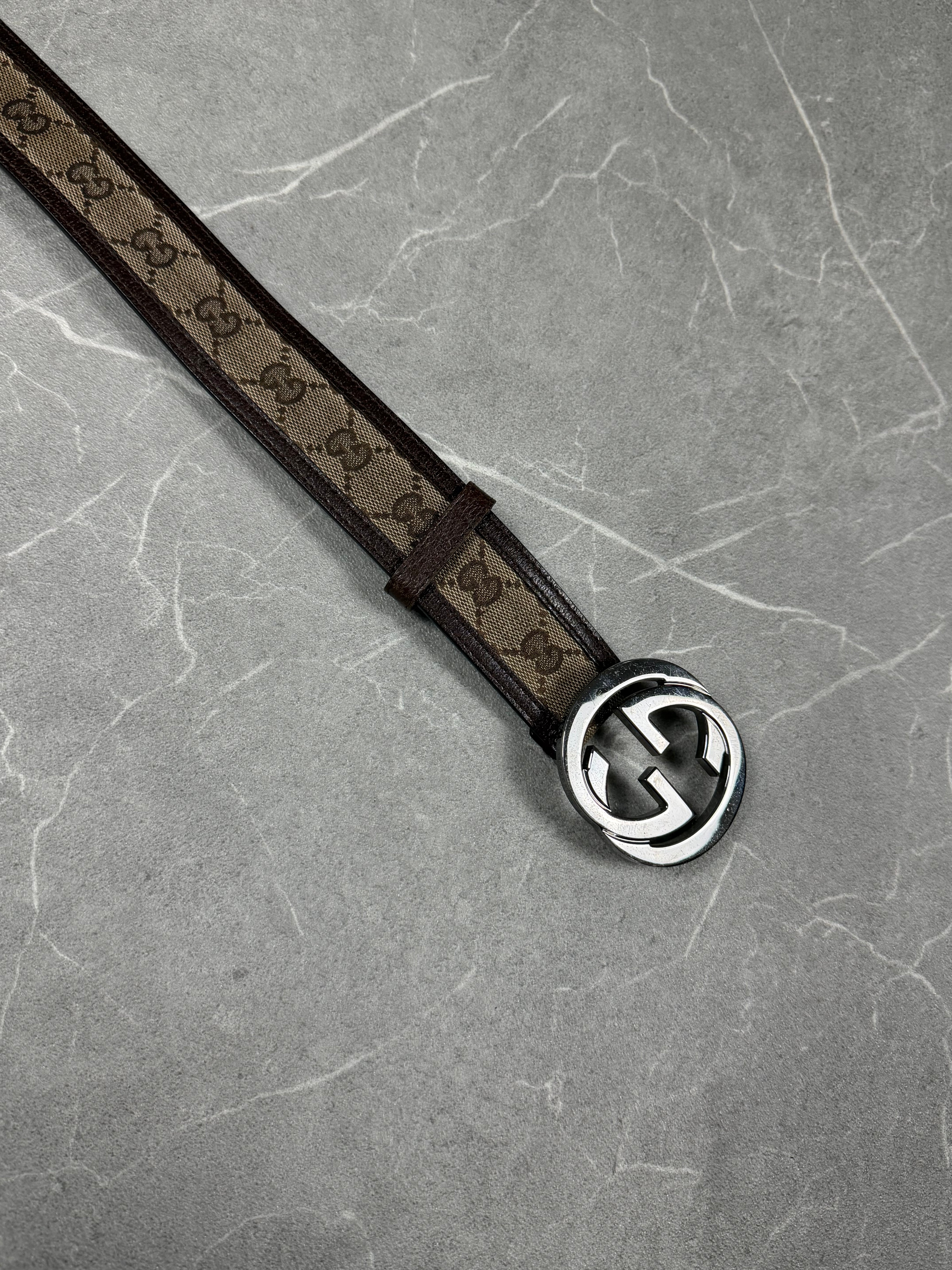 Gucci GG Monogramm Belt (90cm)