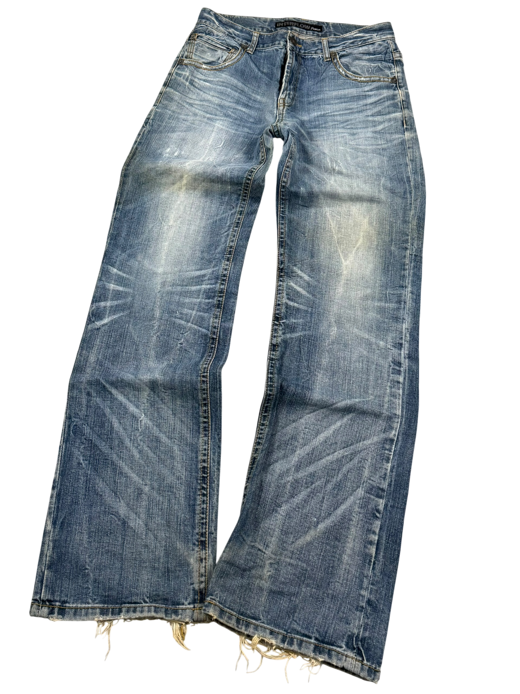 Crazy Washed Bootcut Jeans (M)