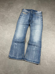 Diesel washed bootcut jeans (S)
