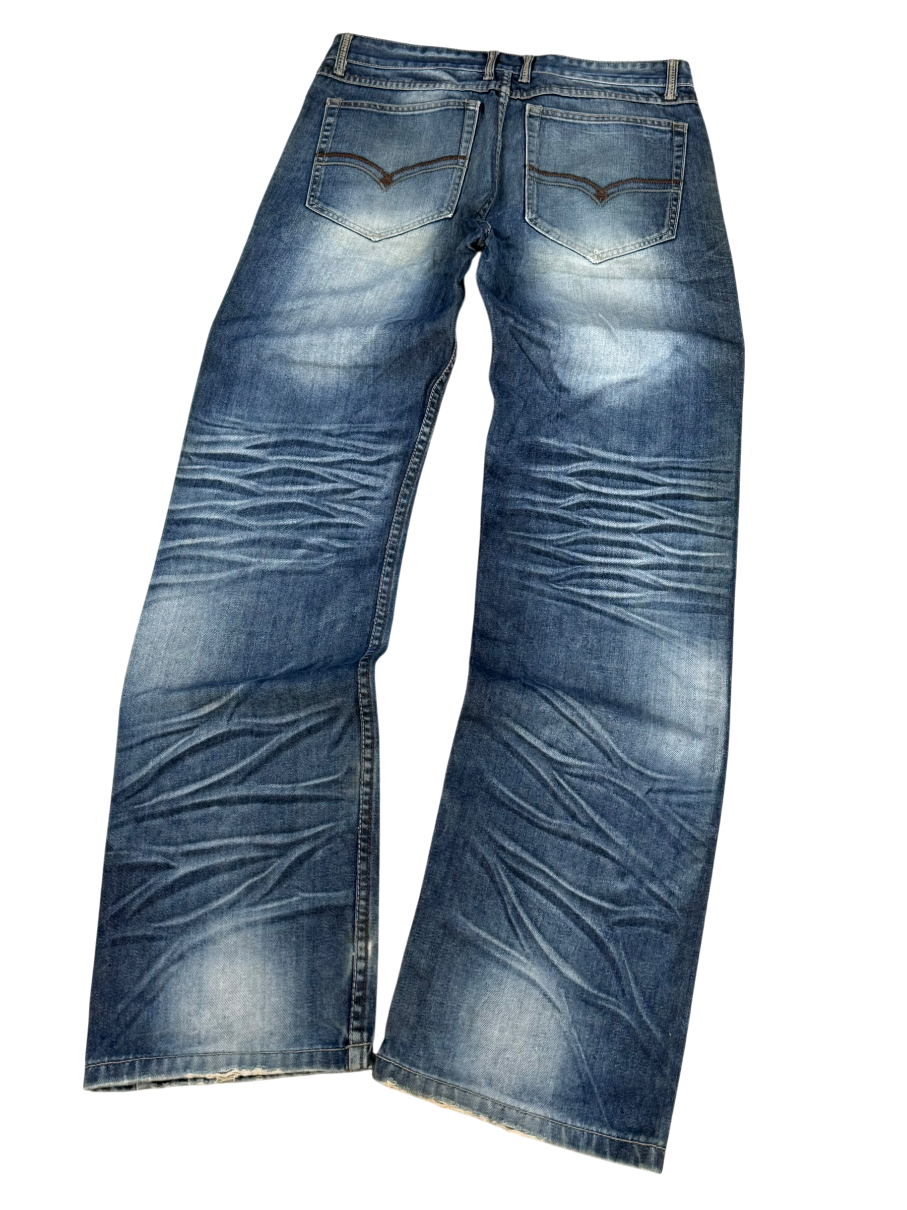 Ultra Washed Straight Jeans (M)