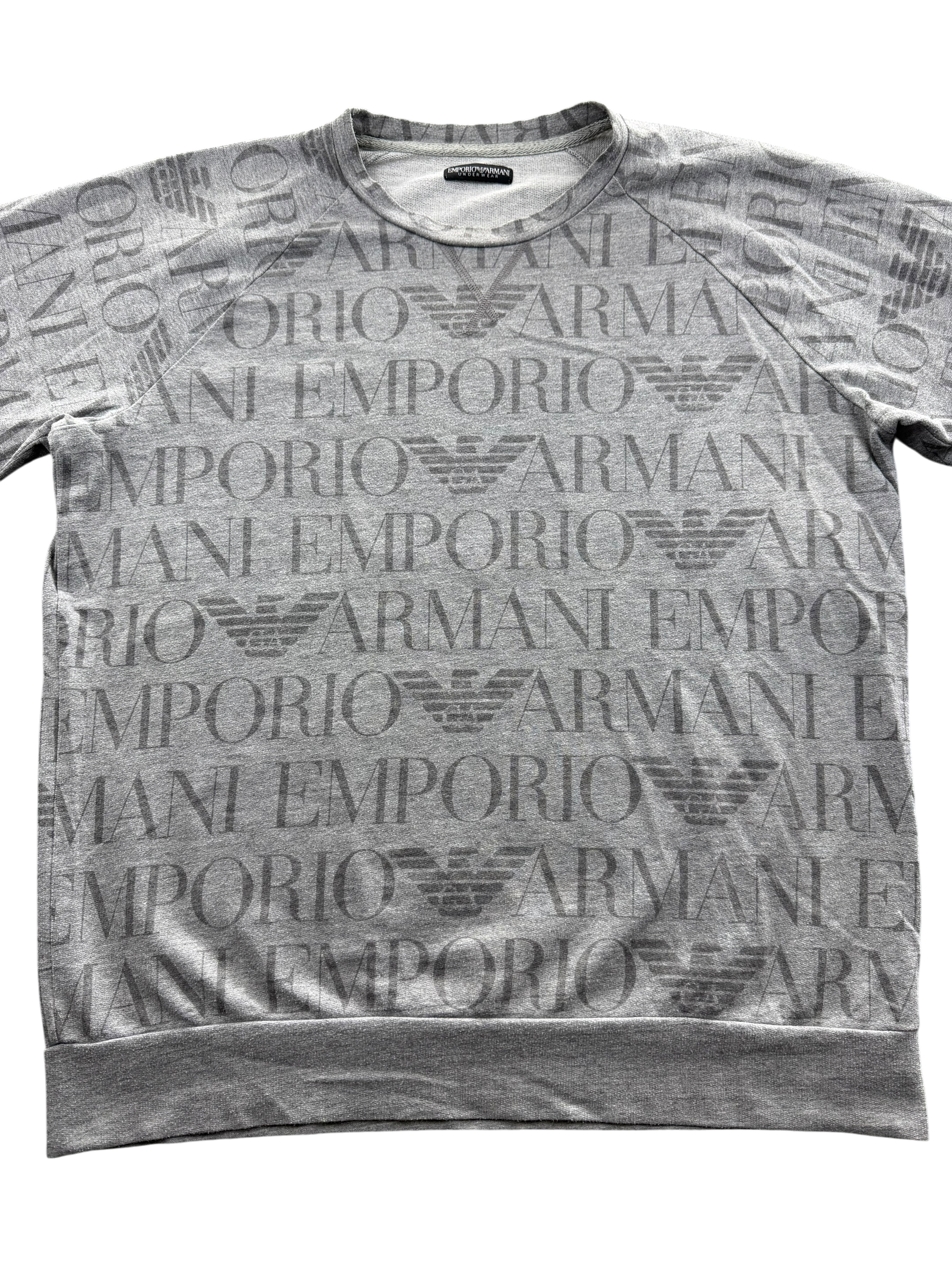 Armani All Over Logo Sweater (L)