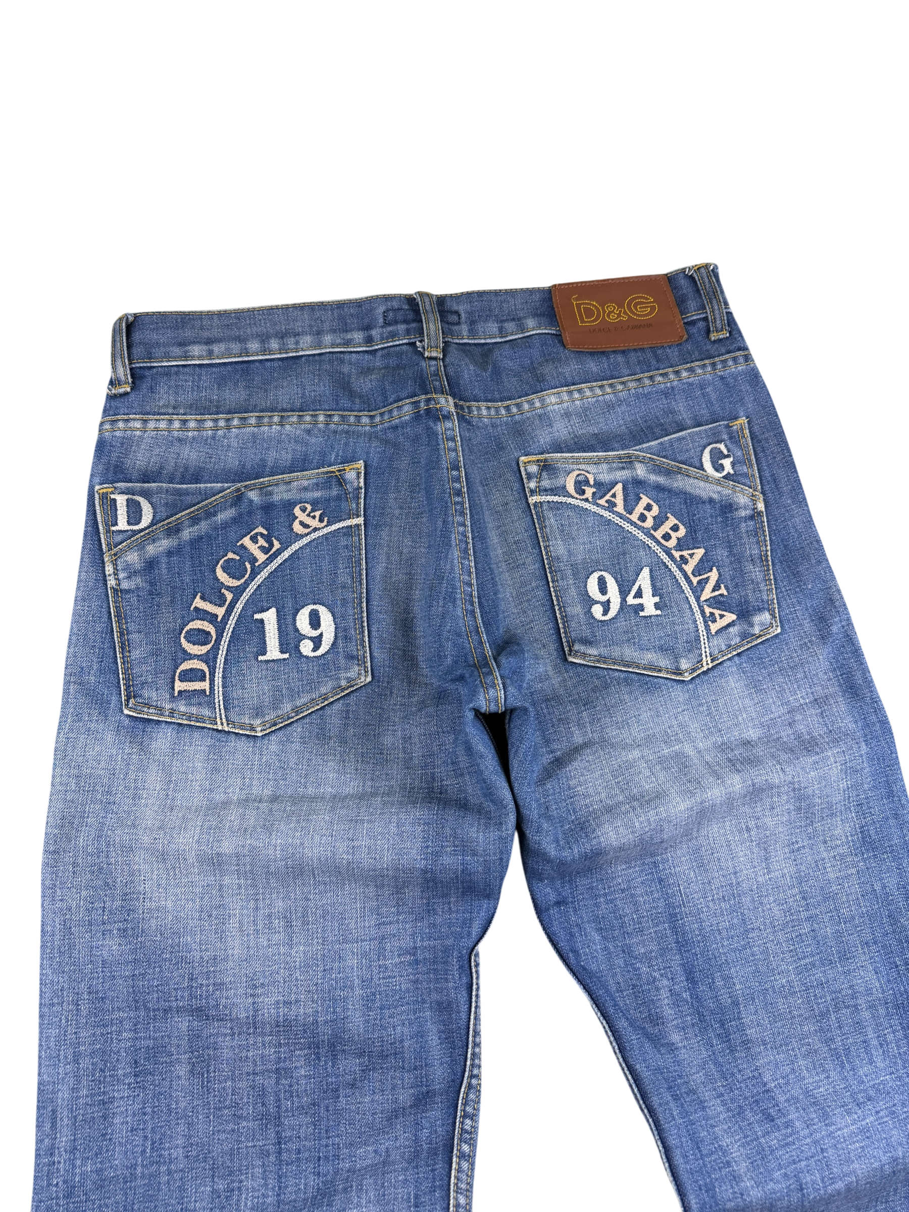 Dolce Gabbana vintage Big Logo Bootcut Jeans (L)