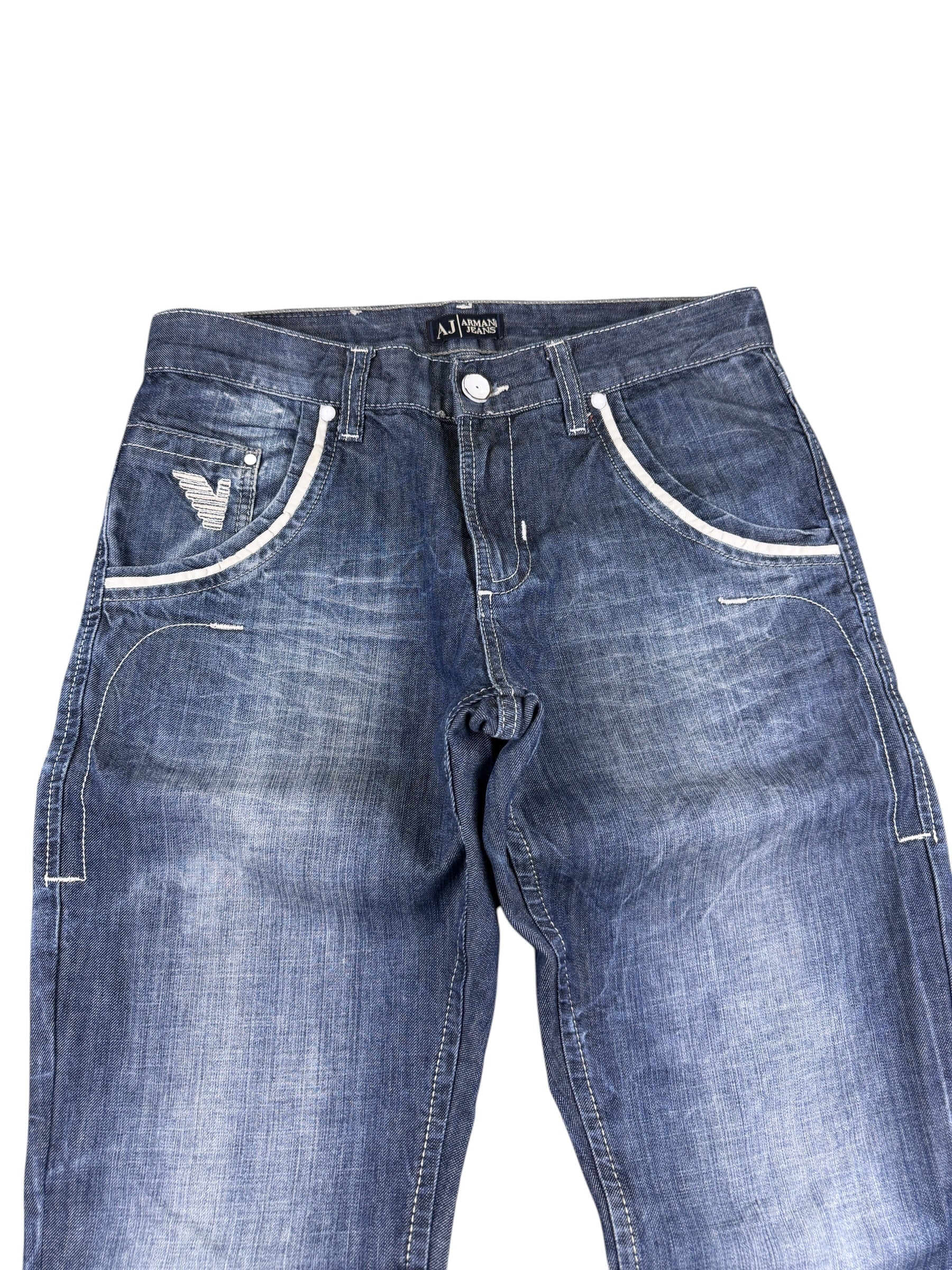 Armani vintage washed Slim Jeans (XS-S)