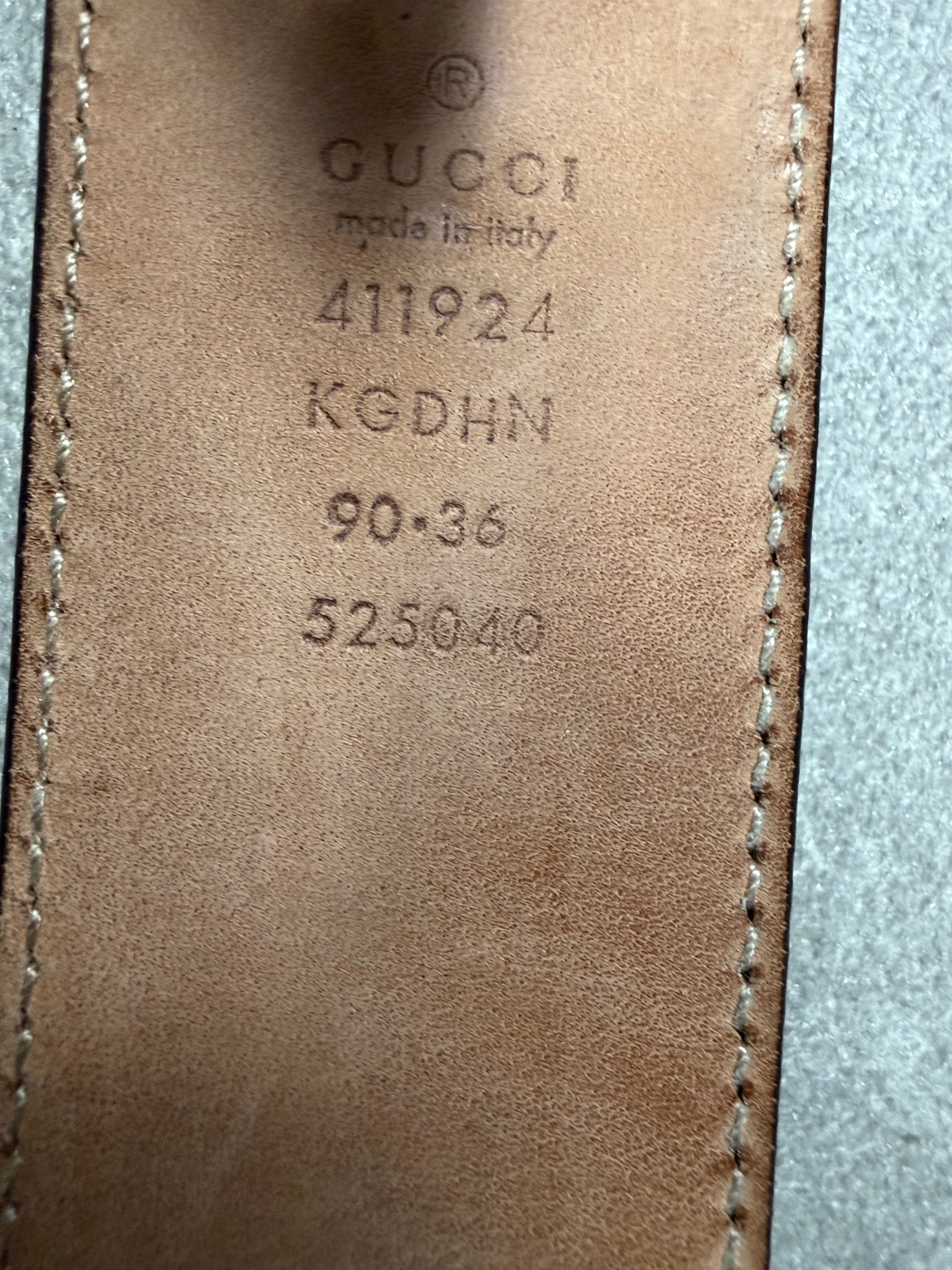 Gucci GG Monogramm Belt (100cm)