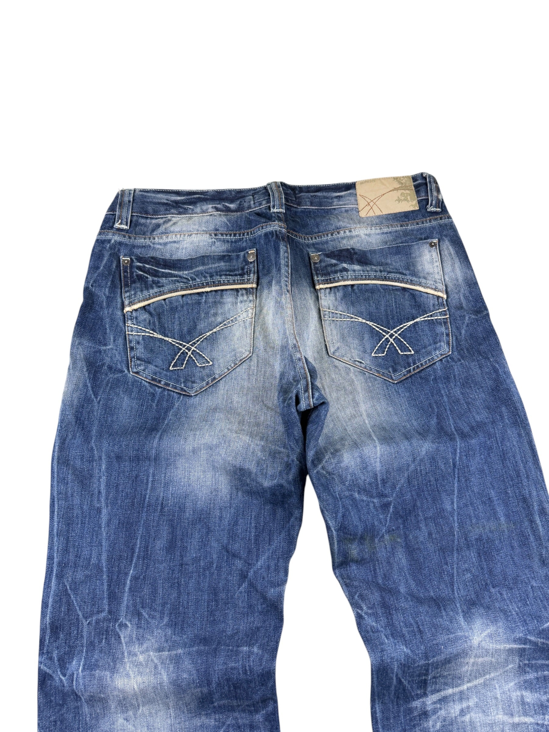 Crazy washed Bootcut Jeans (M)
