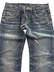Washed Vintage Straight Jeans (M-L)