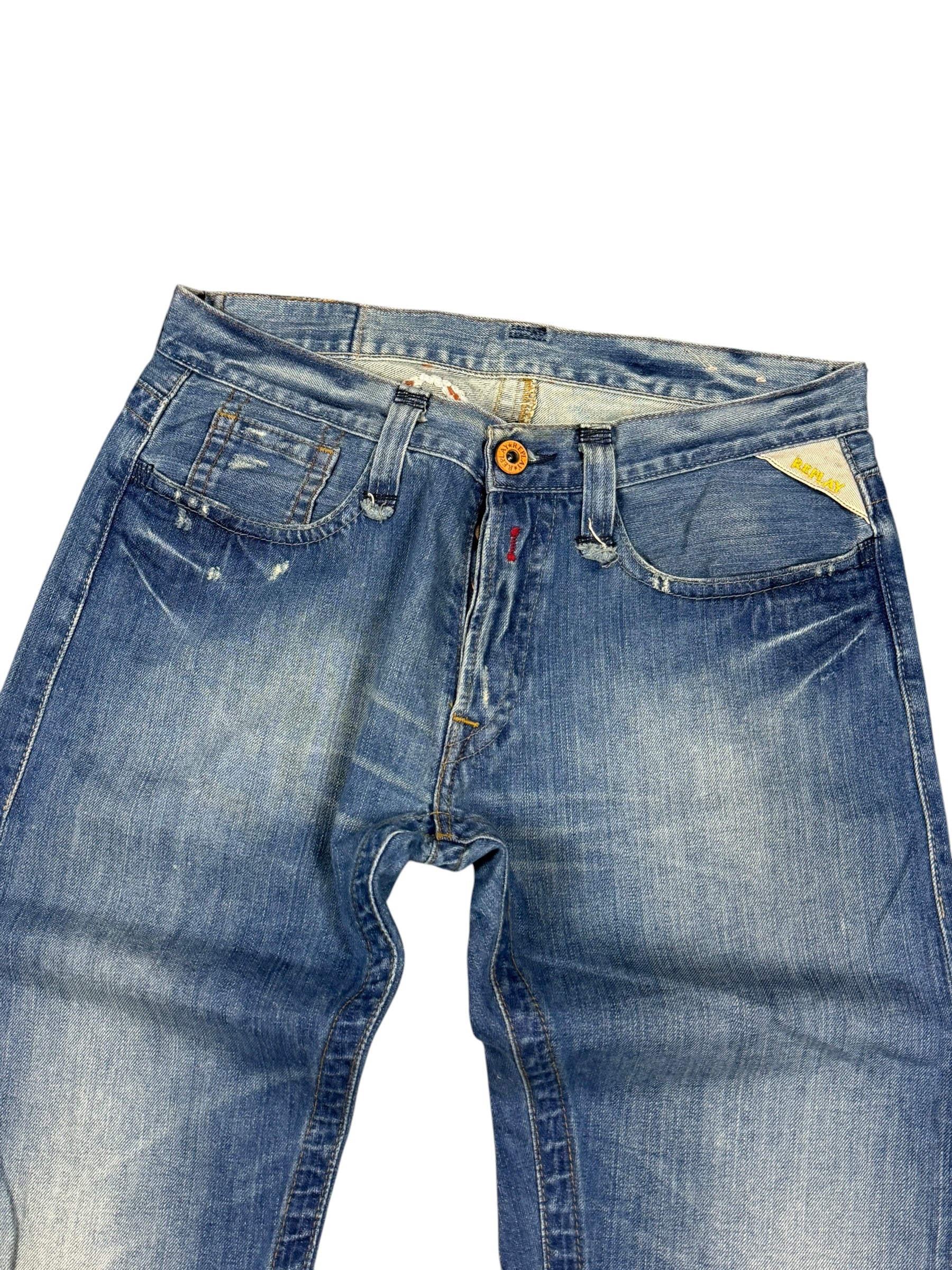 Replay Straight-Fit Jeans (S-M)