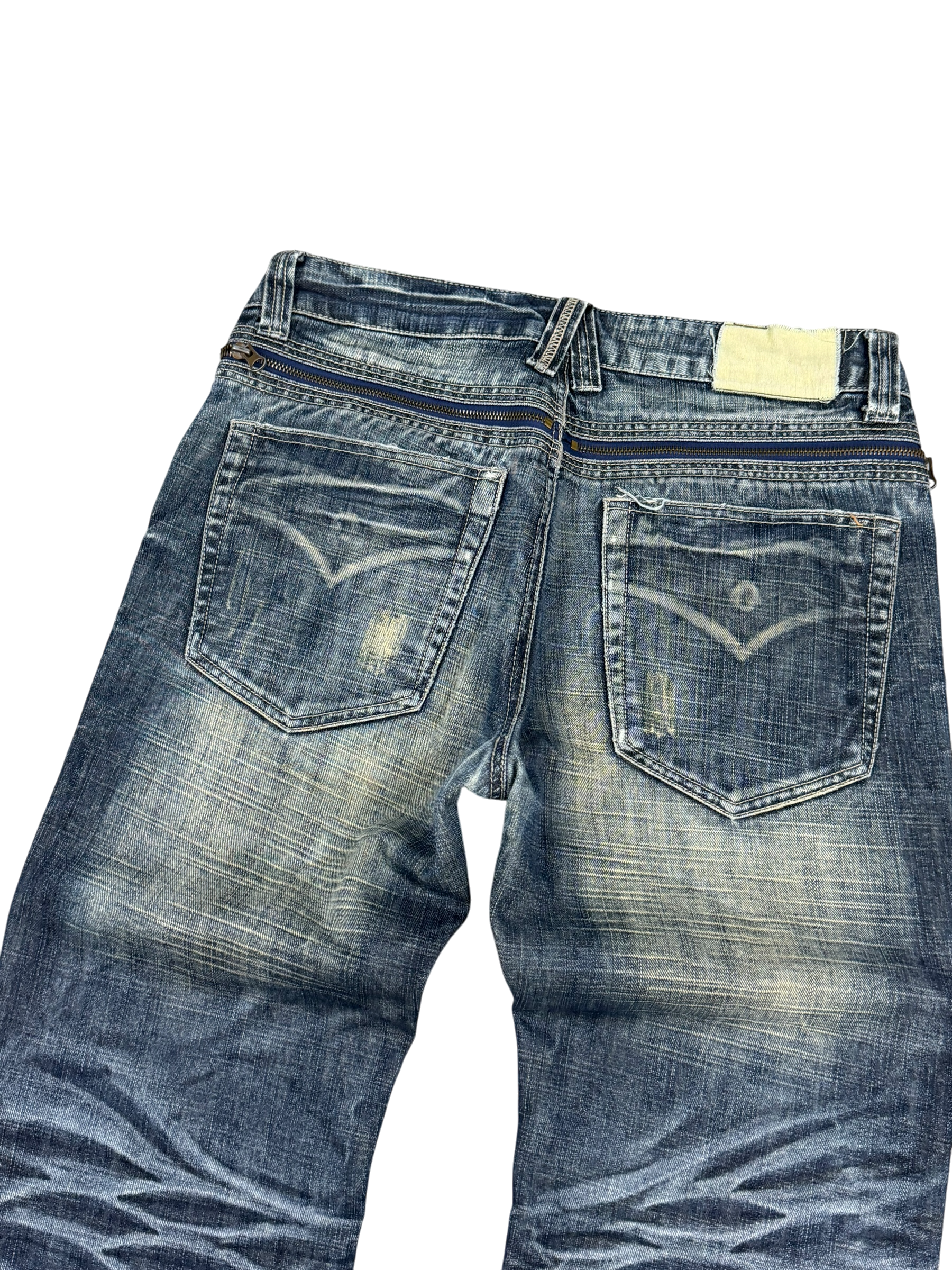 Ultra washed Straight Jeans (S)