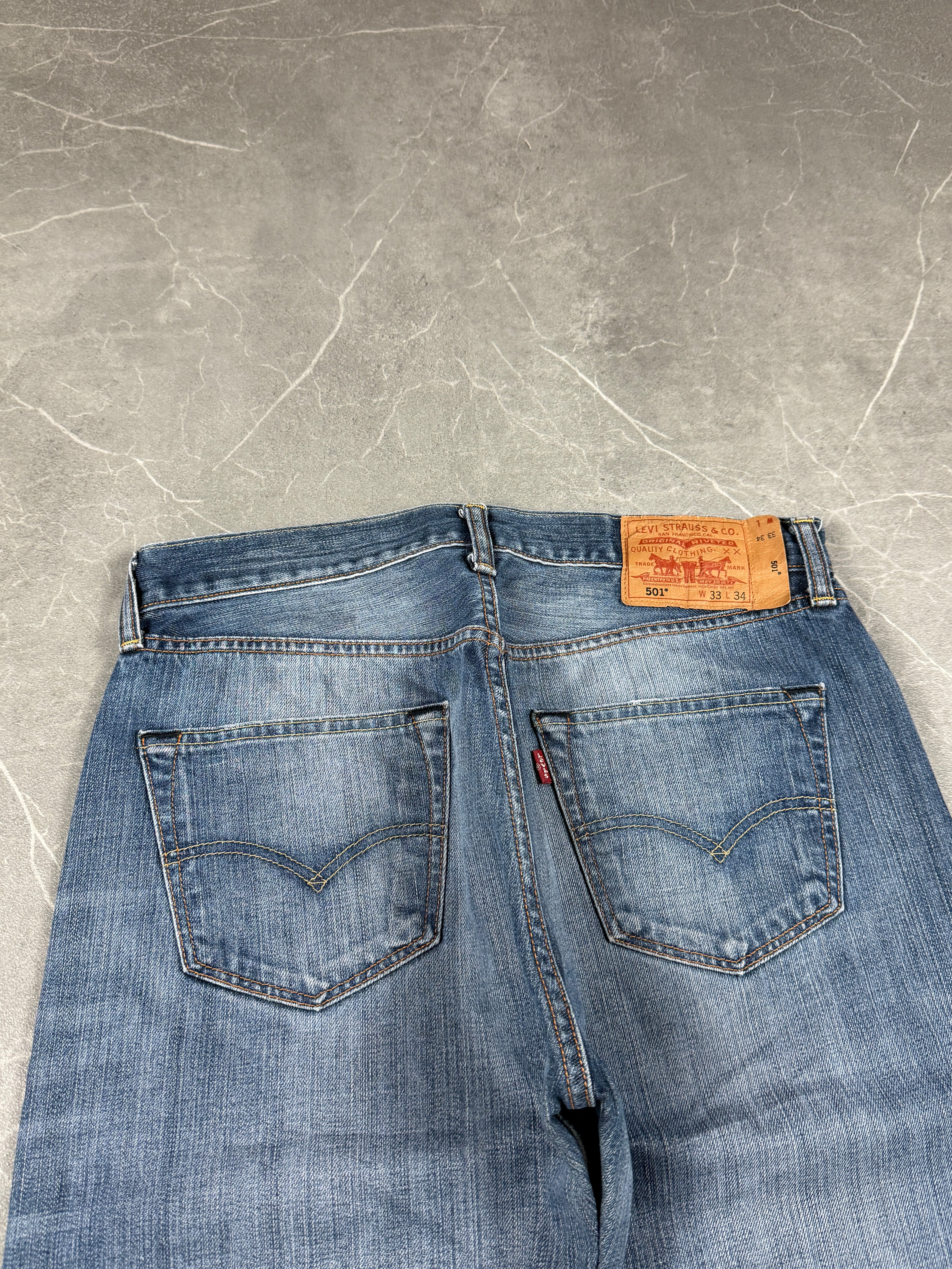 Levis 501 washed Jeans (S)