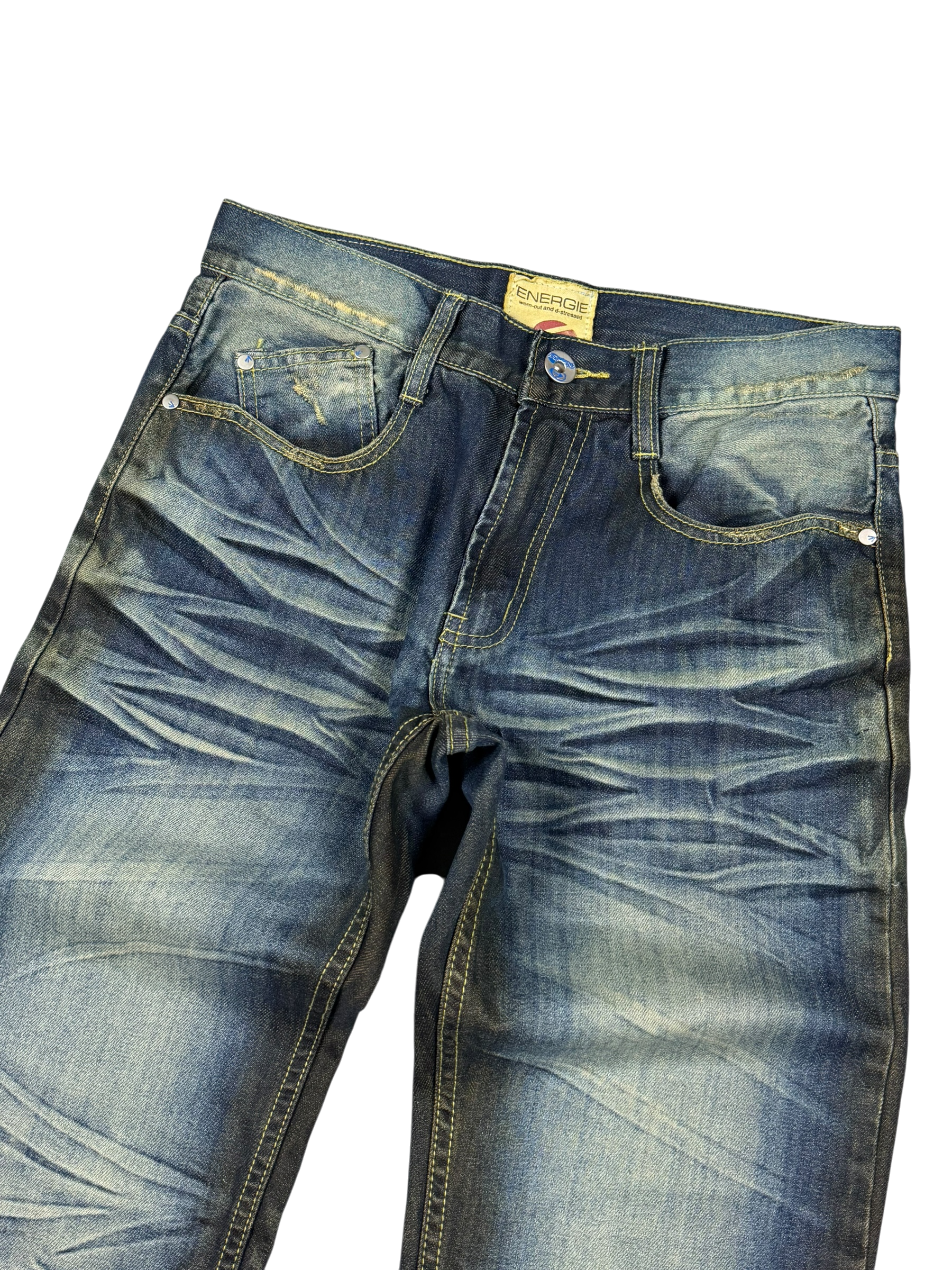 Crazy washed Straightfit Jeans (S)