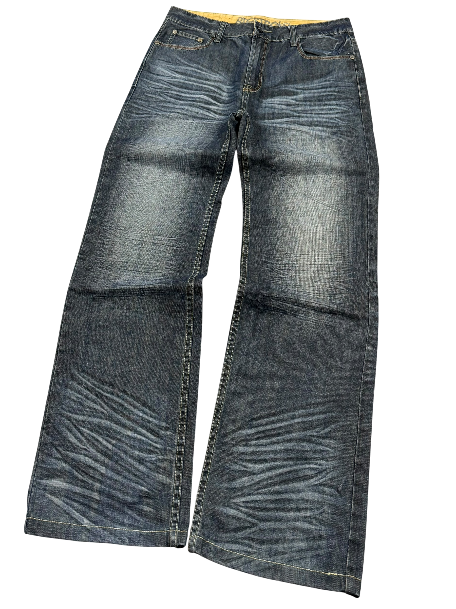 Crazy Washed Baggy Jeans (S-M)