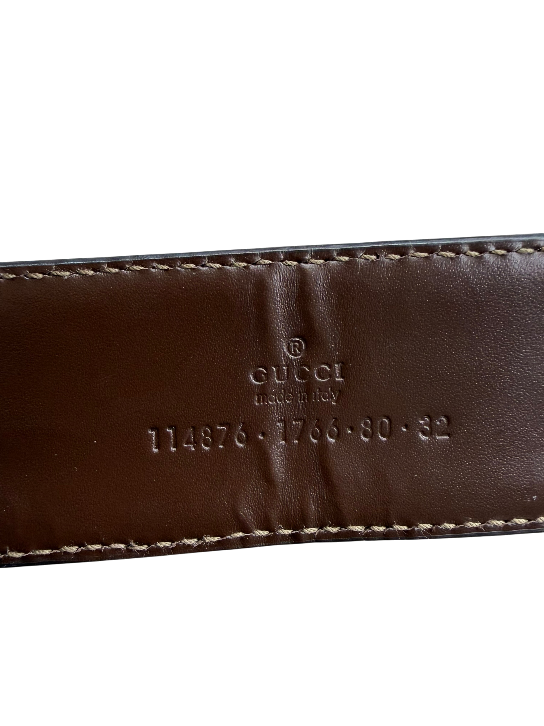 Gucci GG Monogramm Gürtel (80cm)