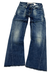 Washed Bootcut Jeans (XS)